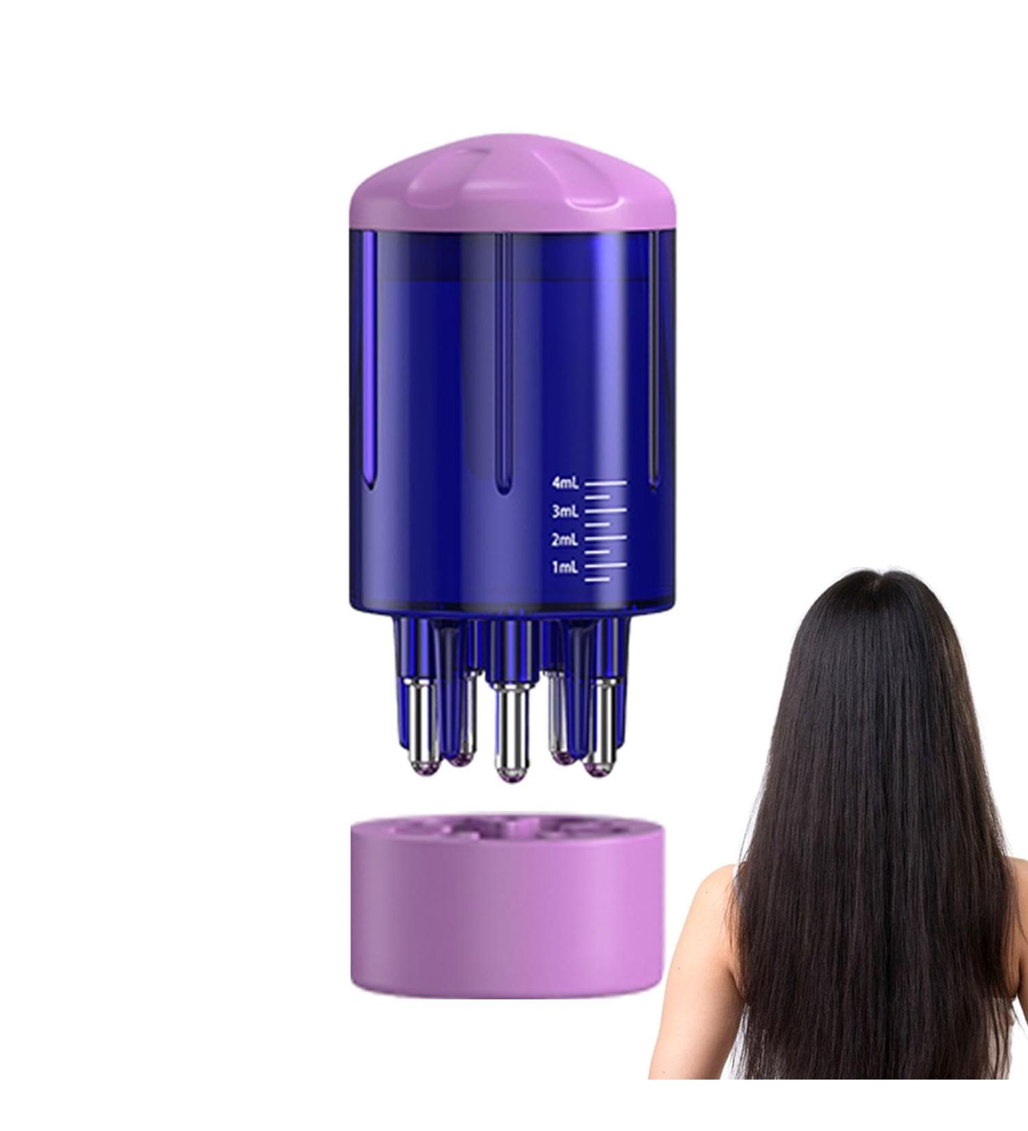 Portable Scalp Massager & Refillable Hair Appliquator Bottle | Multipurpose Oil Dispenser for Healthy Hair Care - Buy Online on GoSupps.com