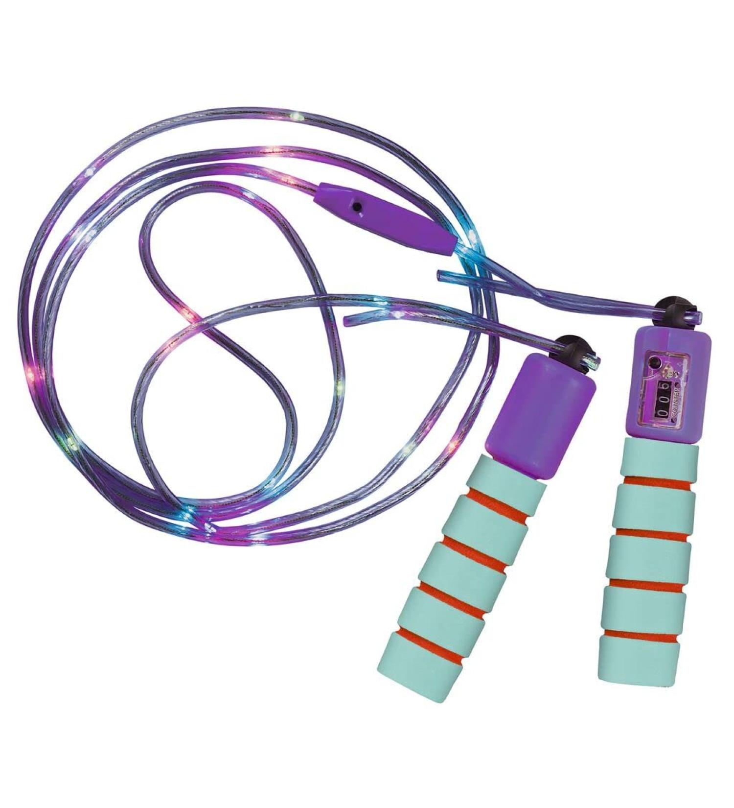 Luminous Adjustable Skipping Rope with LED Lights - Multi-Colored 3 Light Modes & Counter | Moses 38137 - International Shipping Available - Buy Online on GoSupps.com