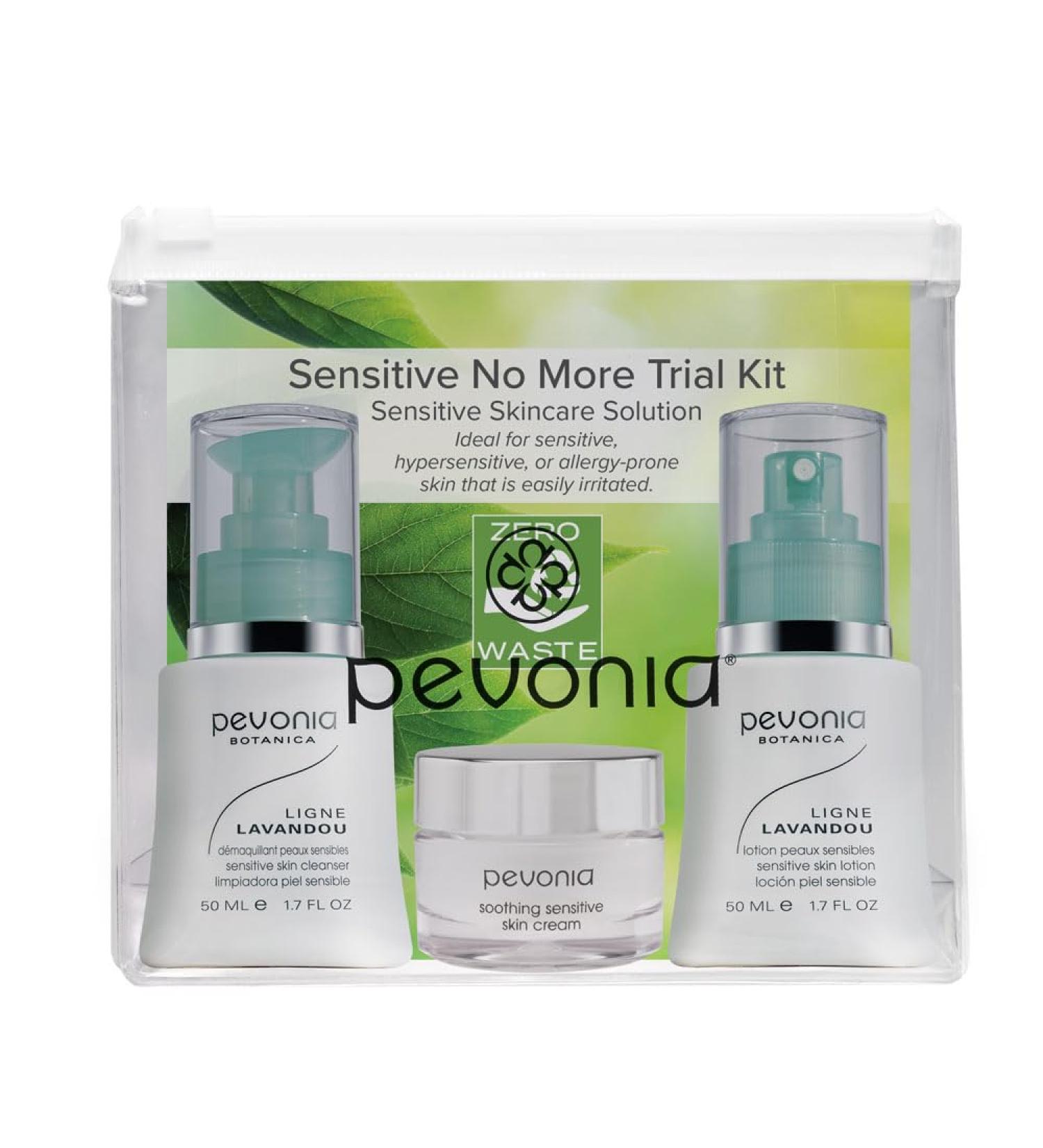Pevonia Sensitive Skincare Solution Kit 3 Piece Set - Buy Online on GoSupps.com