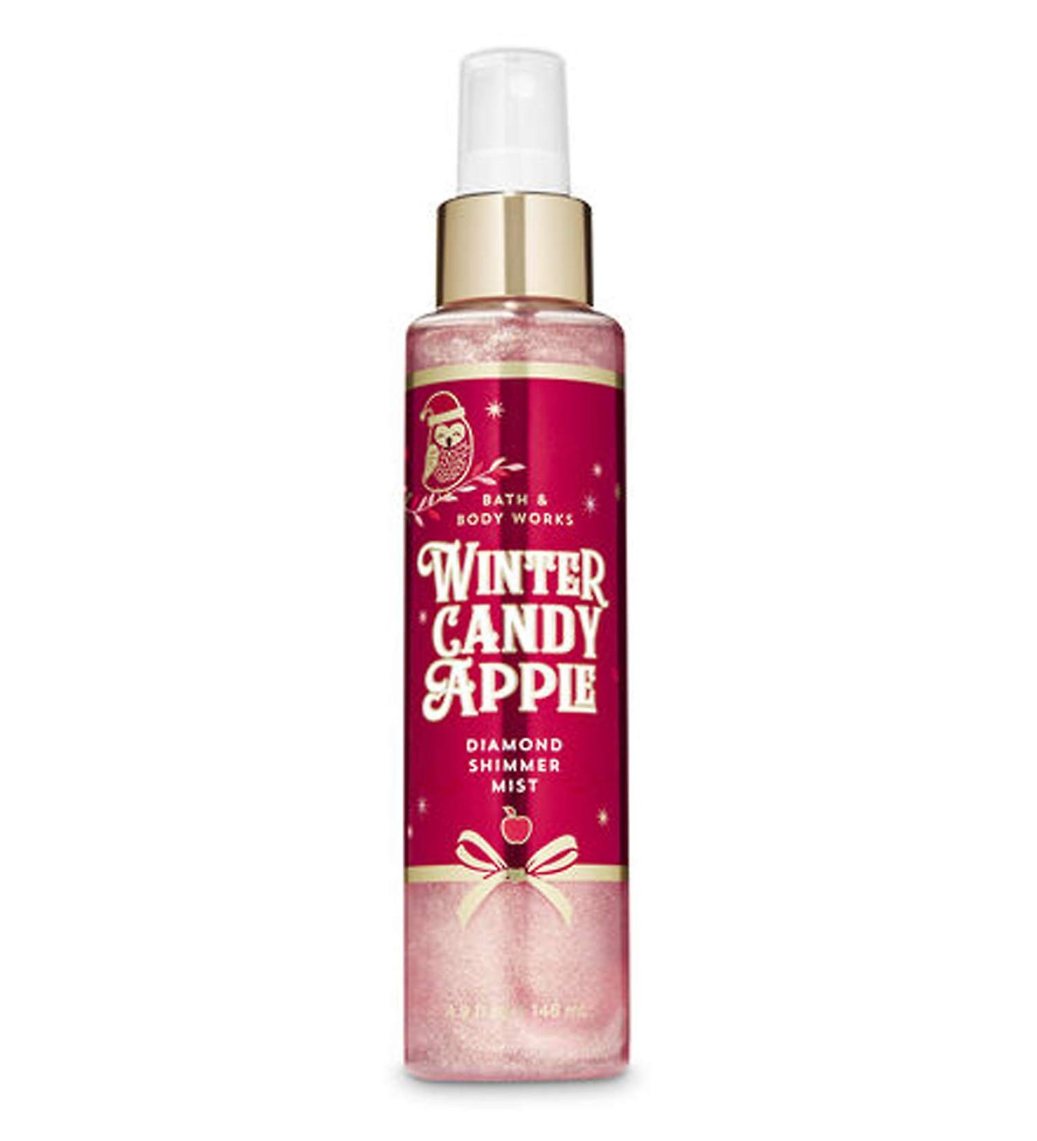 Bath & Body Works Winter Candy Apple 2019 Edition Diamond Shimmer Mist 4.9 fl oz / 146 mL