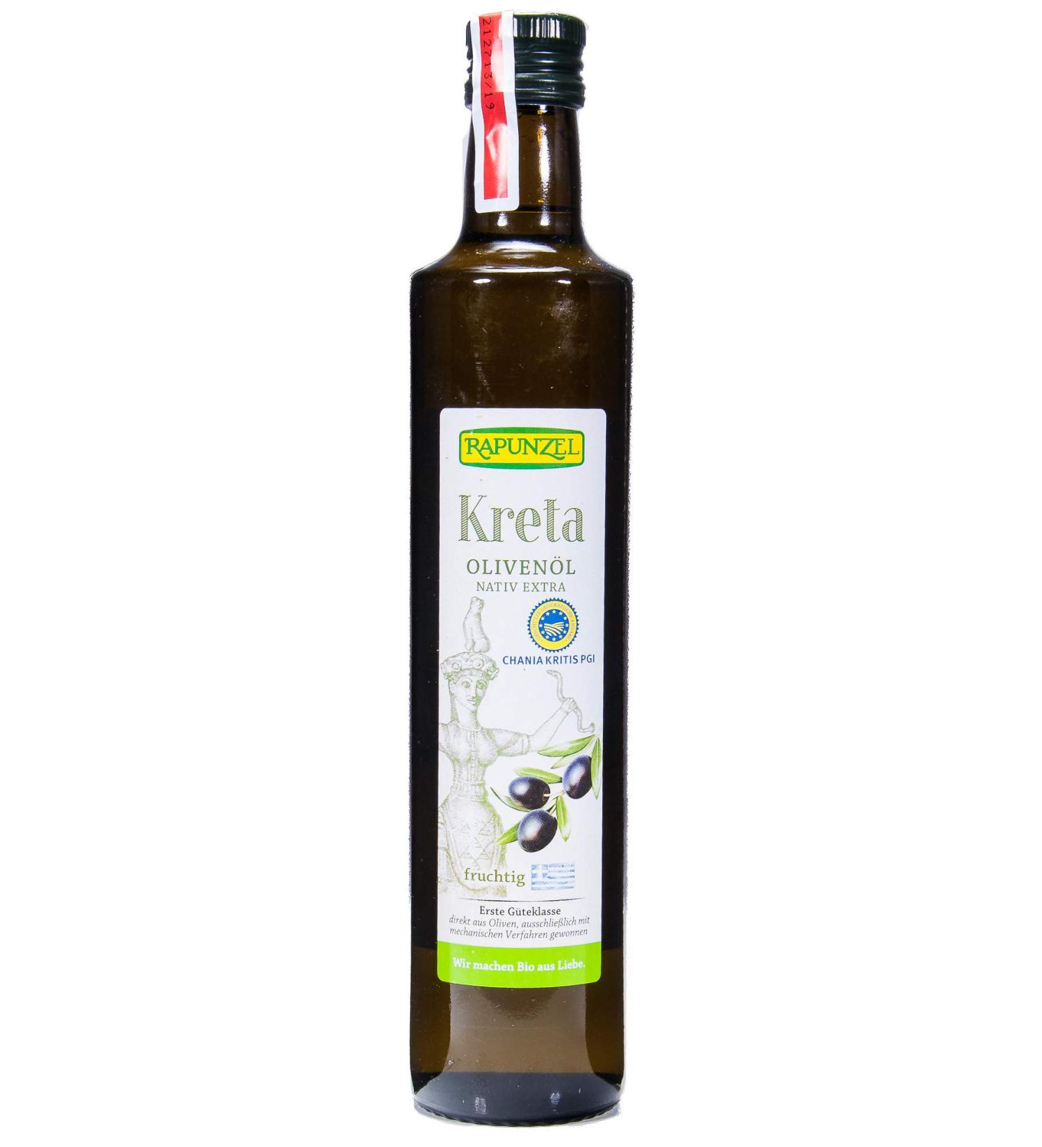 Rapunzel Organic Extra Virgin Olive Oil from Crete PGI - 500ml | International Shipping Available - Buy Online on GoSupps.com