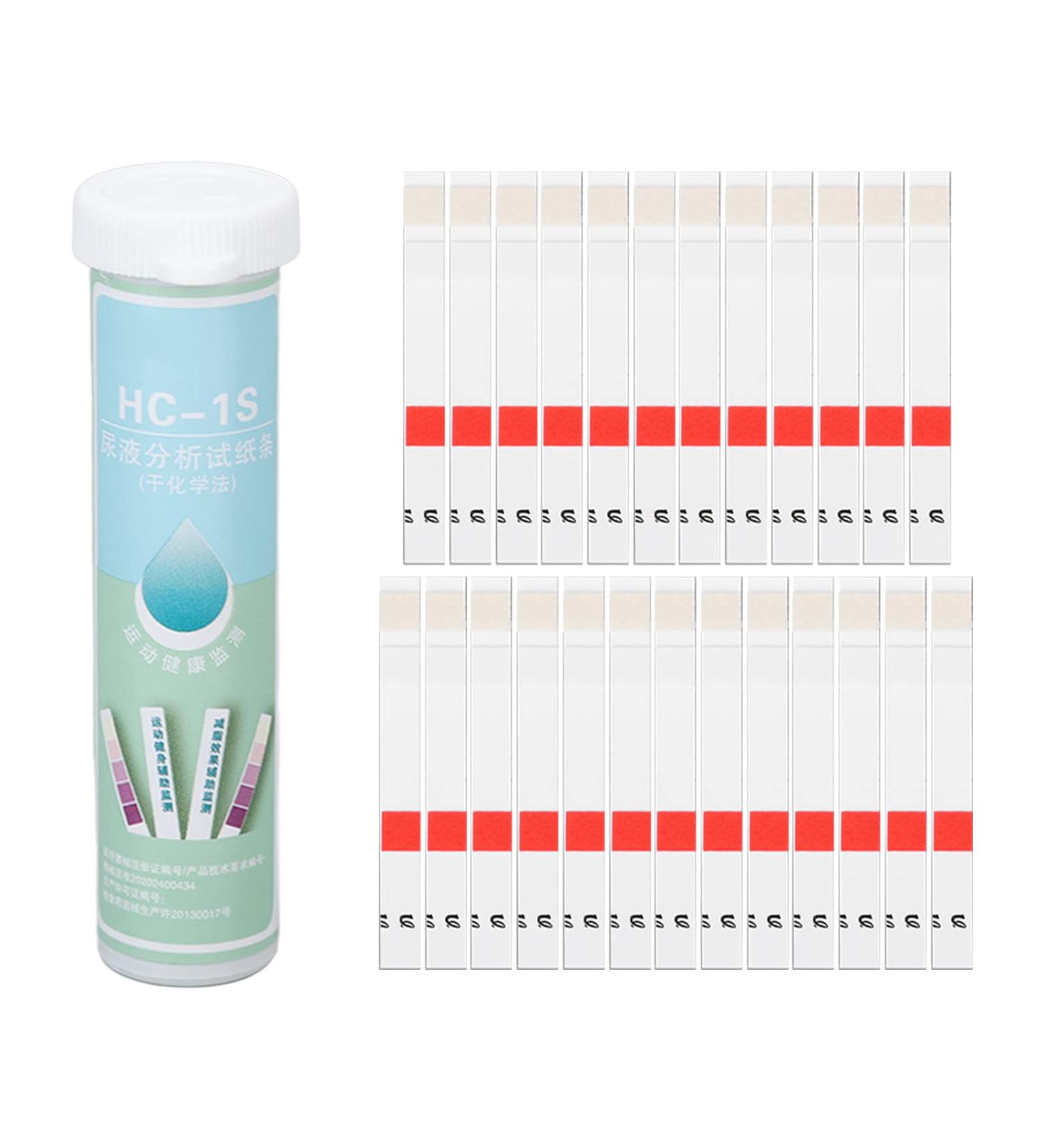 Ketone Urine Test Strip 25 Pcs - High Sensitivity for Accurate Ketones Level Measurement - Ideal for Dieting, Fat Loss & Fitness - Buy Online on GoSupps.com
