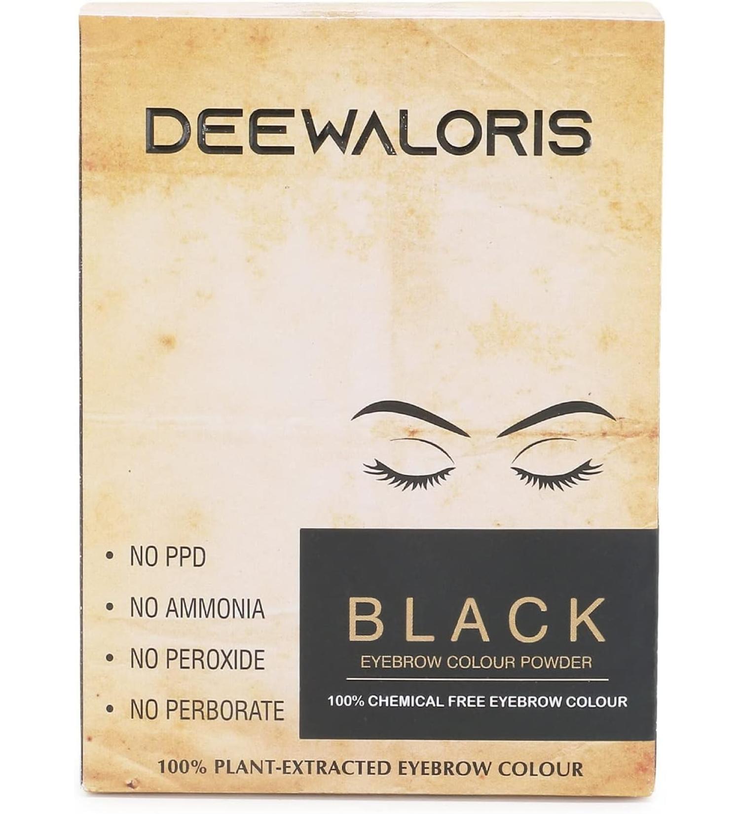 QURA QURA Oris Eyebrow Tint Powder | 100% Chemical-Free | Plant Extract | For Men and Women 25g