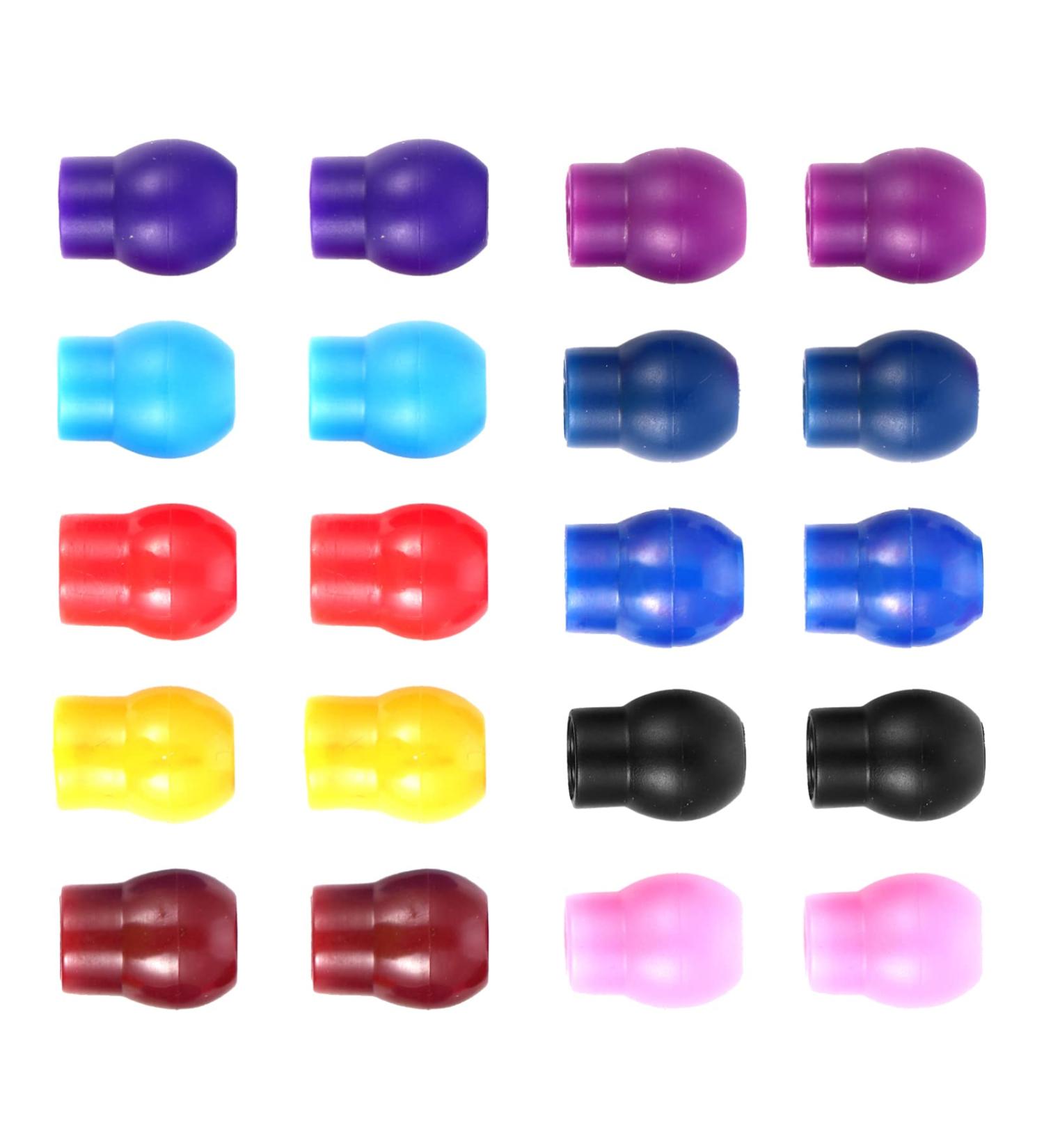 Mikikit Replacement Stethoscope Ear Tips - Soft Ear Plugs Universal Earpieces 10 Pairs for Enhanced Comfort | International Shipping Available - Buy Online on GoSupps.com
