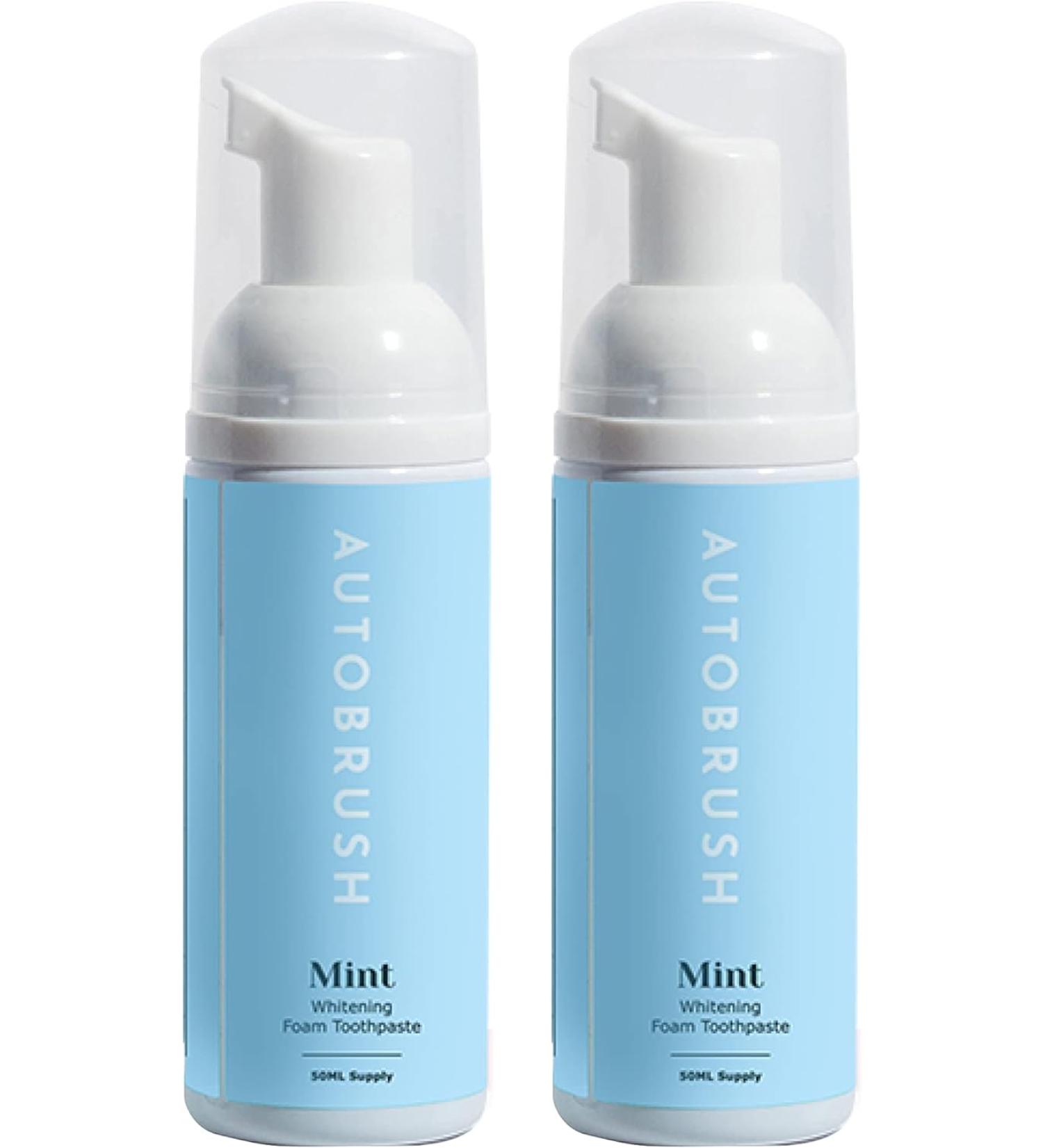 AutoBrush Free Foaming Toothpaste for Adults - Mint  - Pack of 2 - 50 ml - Buy Online on GoSupps.com