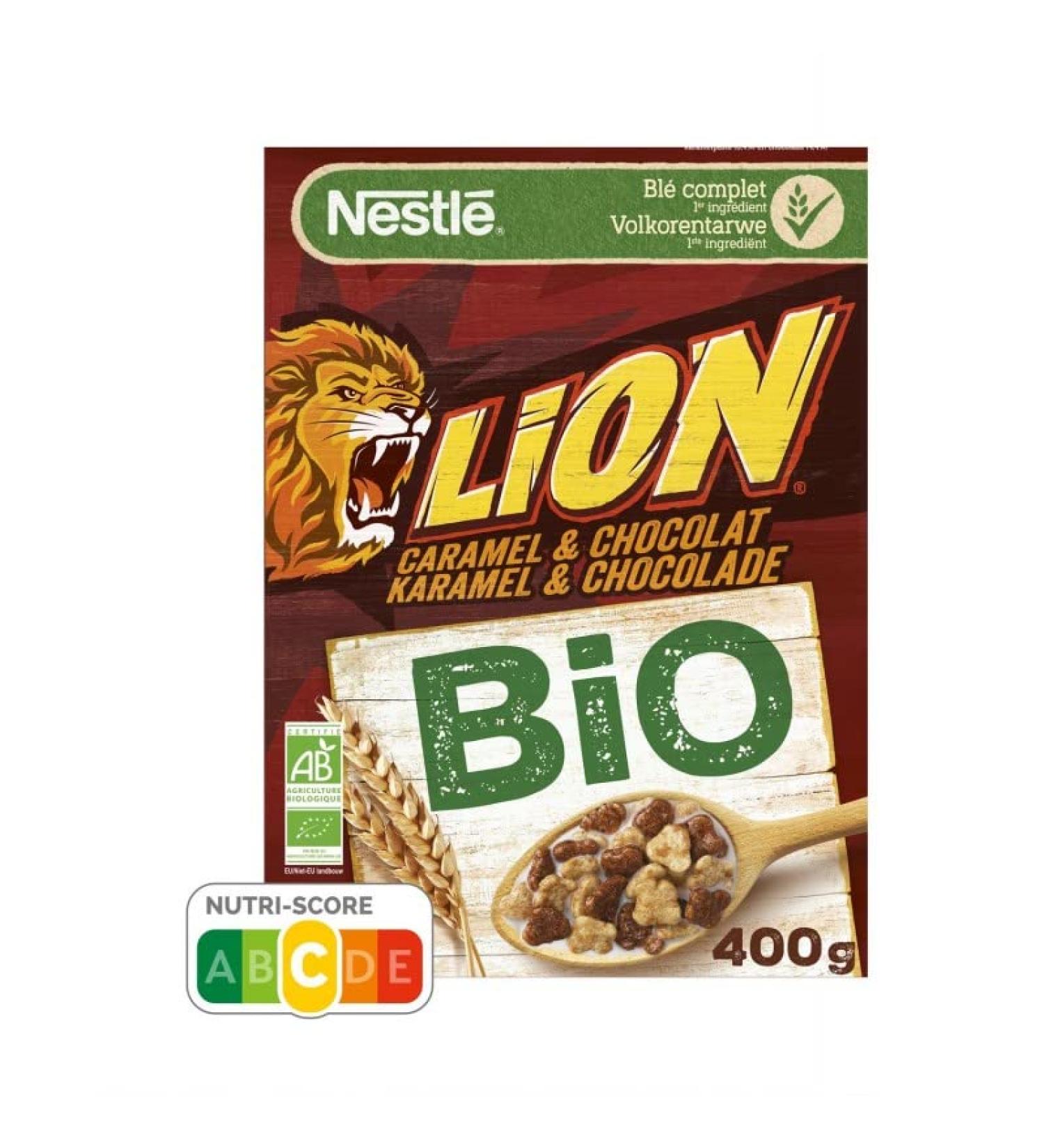  G n rique LION - Organic Cereal 400g: The delicious organic breakfast for an energy-filled day! - Pack of 3 - Buy Online on GoSupps.com