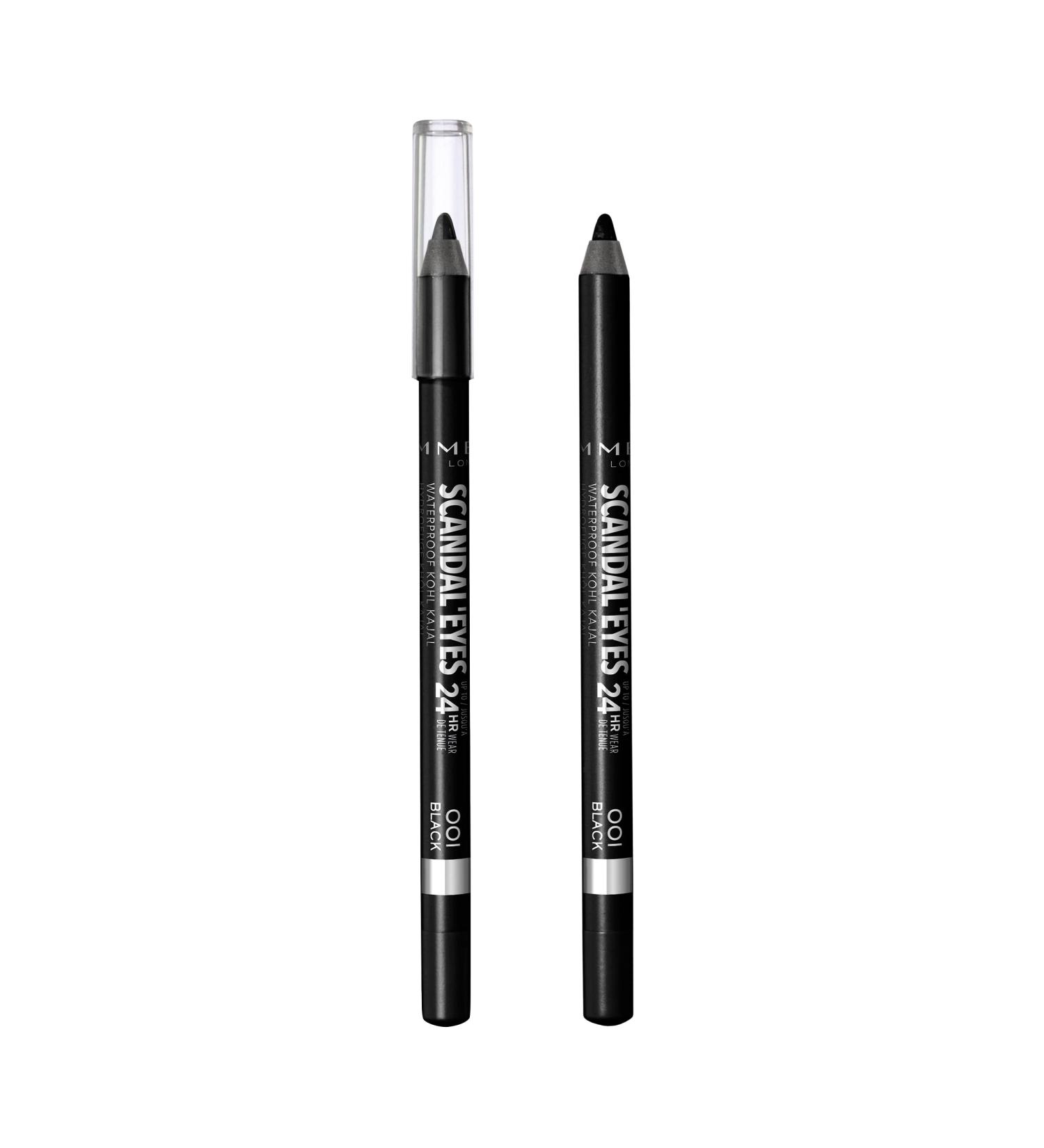 Rimmel Scandal'eyes Waterproof Liner Black 1.2g | Long-lasting Eye Pencil - Buy Online on GoSupps.com