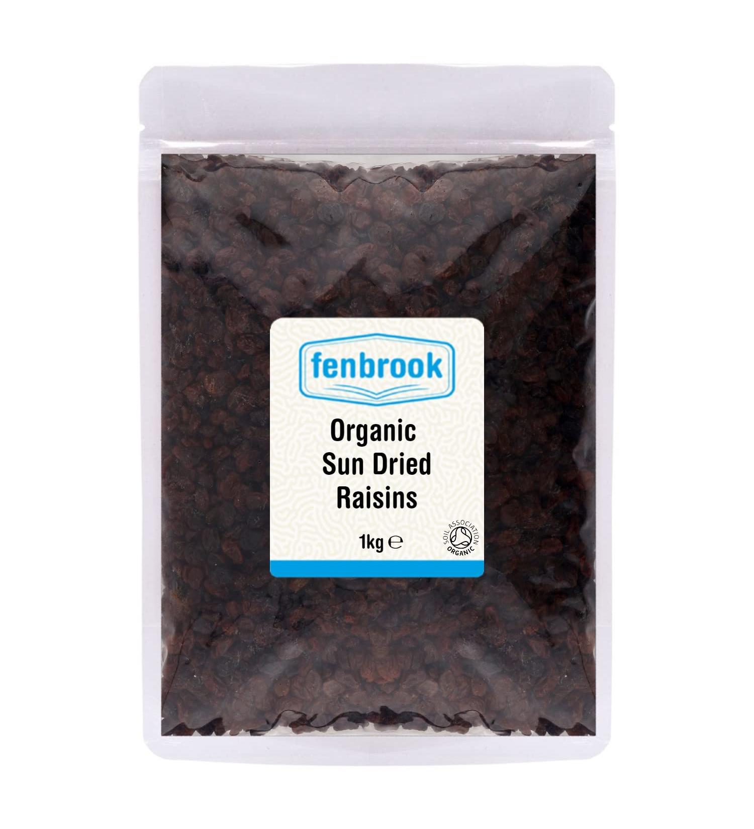 Organic Sun Dried Raisins 250g | Certified Organic by Fenbrook Organic - Buy Online on GoSupps.com