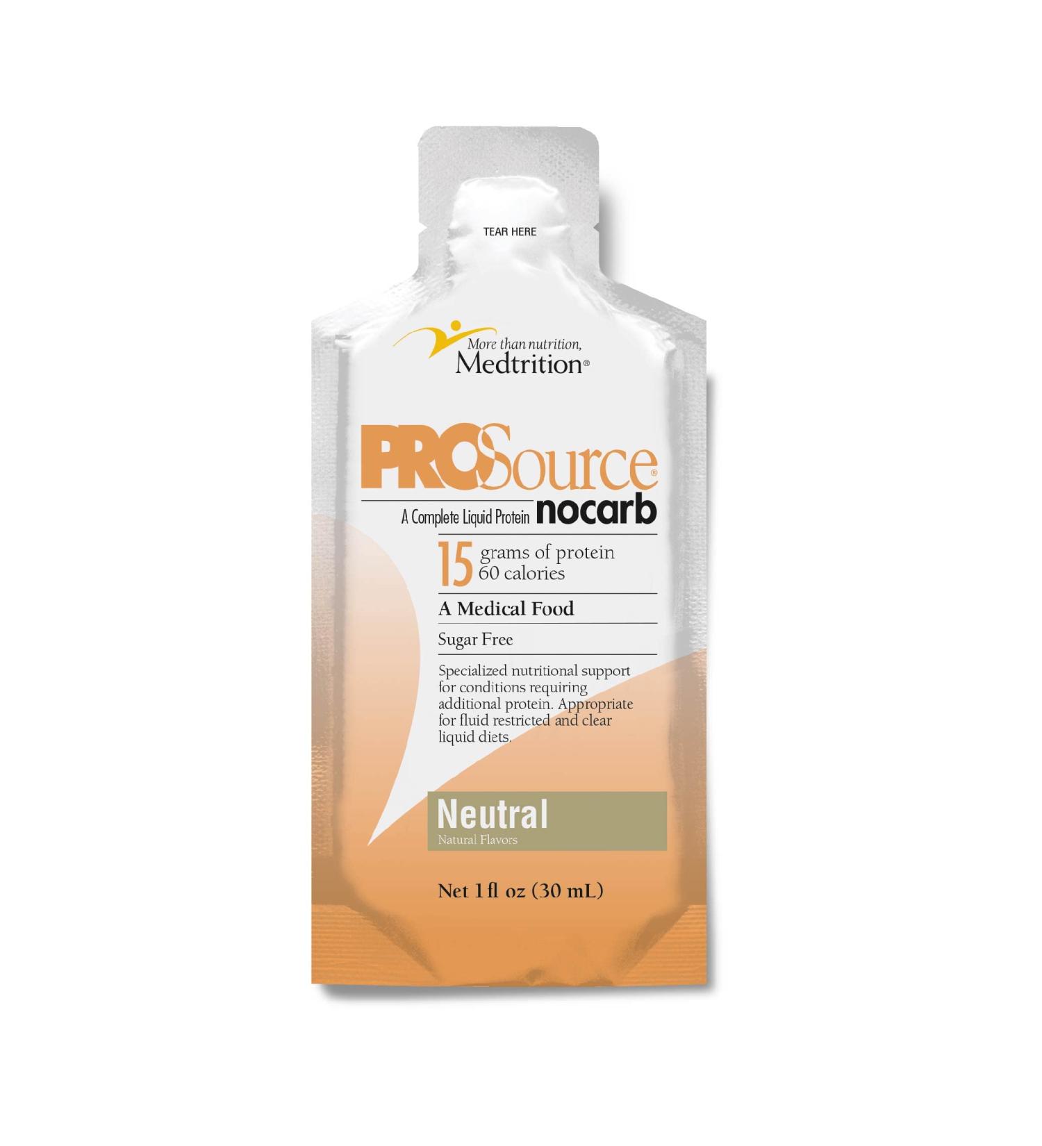 Buy Medtrition NoCarb Liquid Protein Packets - Neutral Flavor (100 Pack) | International Shipping Available - Buy Online on GoSupps.com