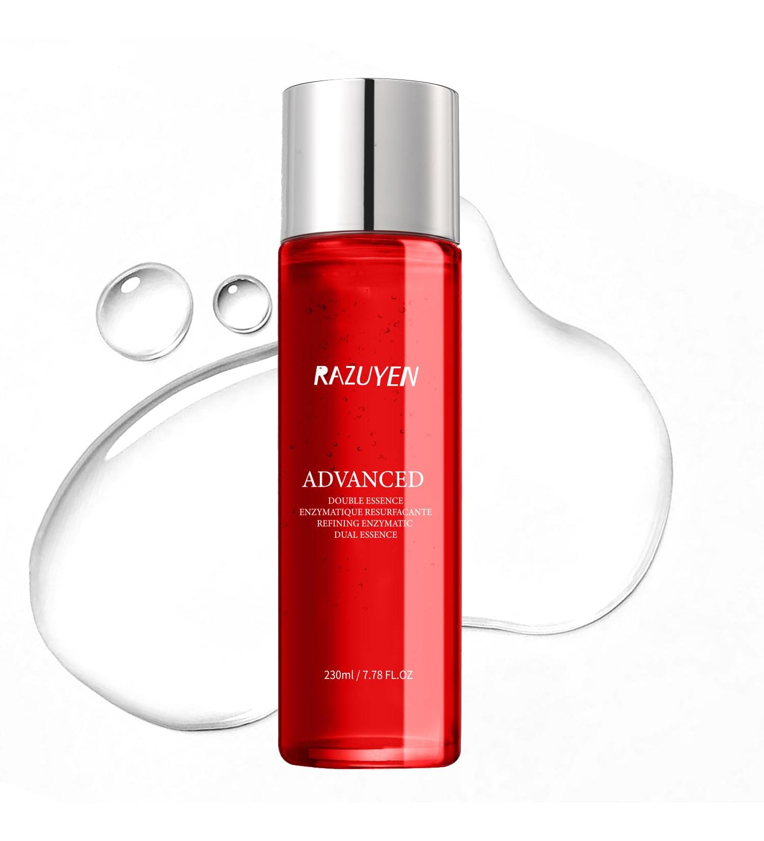 RAZUYEN Double Essence Toner with Salicylic Acid and Glycolic Acid Facial Toner Gently Exfoliates Unclogs Pores Pore Refining Oily Skin Toner 7.78 Fl Oz Transparent - Buy Online on GoSupps.com