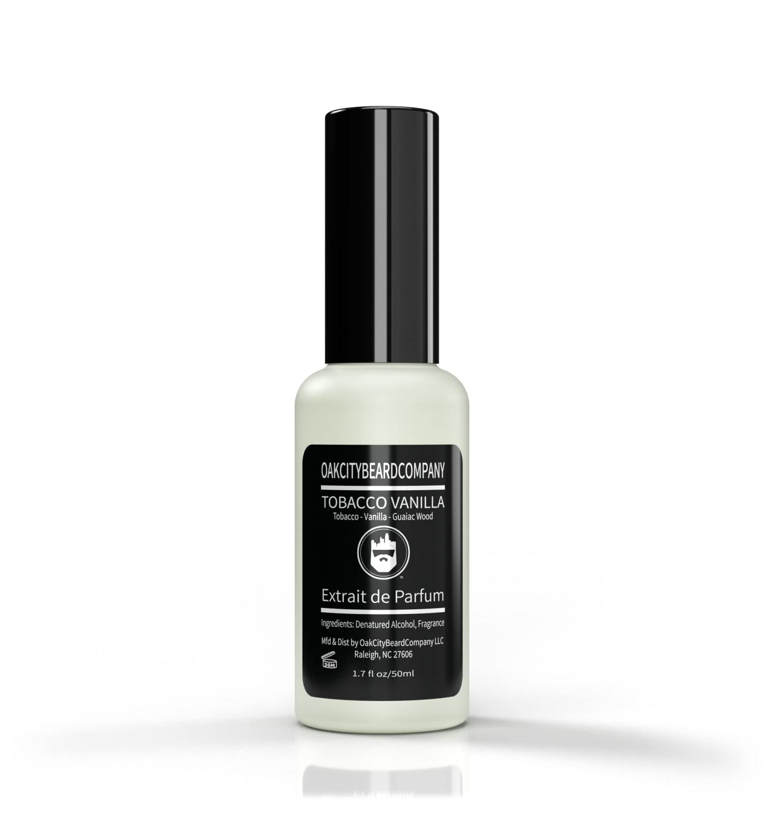 Oak City Beard Company Tobacco Vanilla Cologne - (1.7oz-50ml) - Extrait - Rich Tobacco - Smooth Vanilla - Smoky Guaiac Wood - Buy Online on GoSupps.com