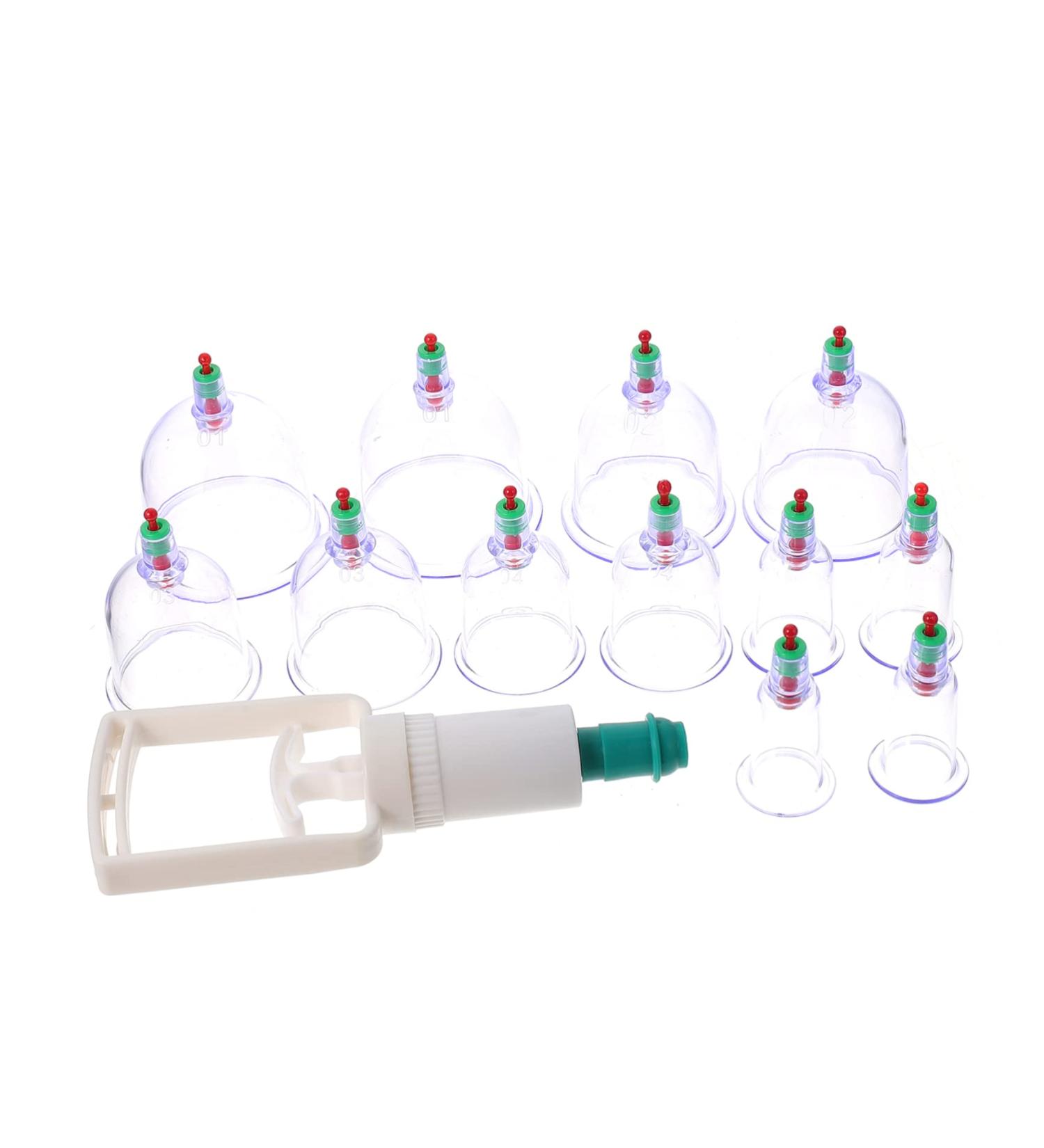 Healifty Hajamat Set - Rubber Anti-Body Suction Cup Kit for Home Acupuncture & Cupping Therapy - Multi-Functional Women's Health Relief Accessories - Buy Online on GoSupps.com