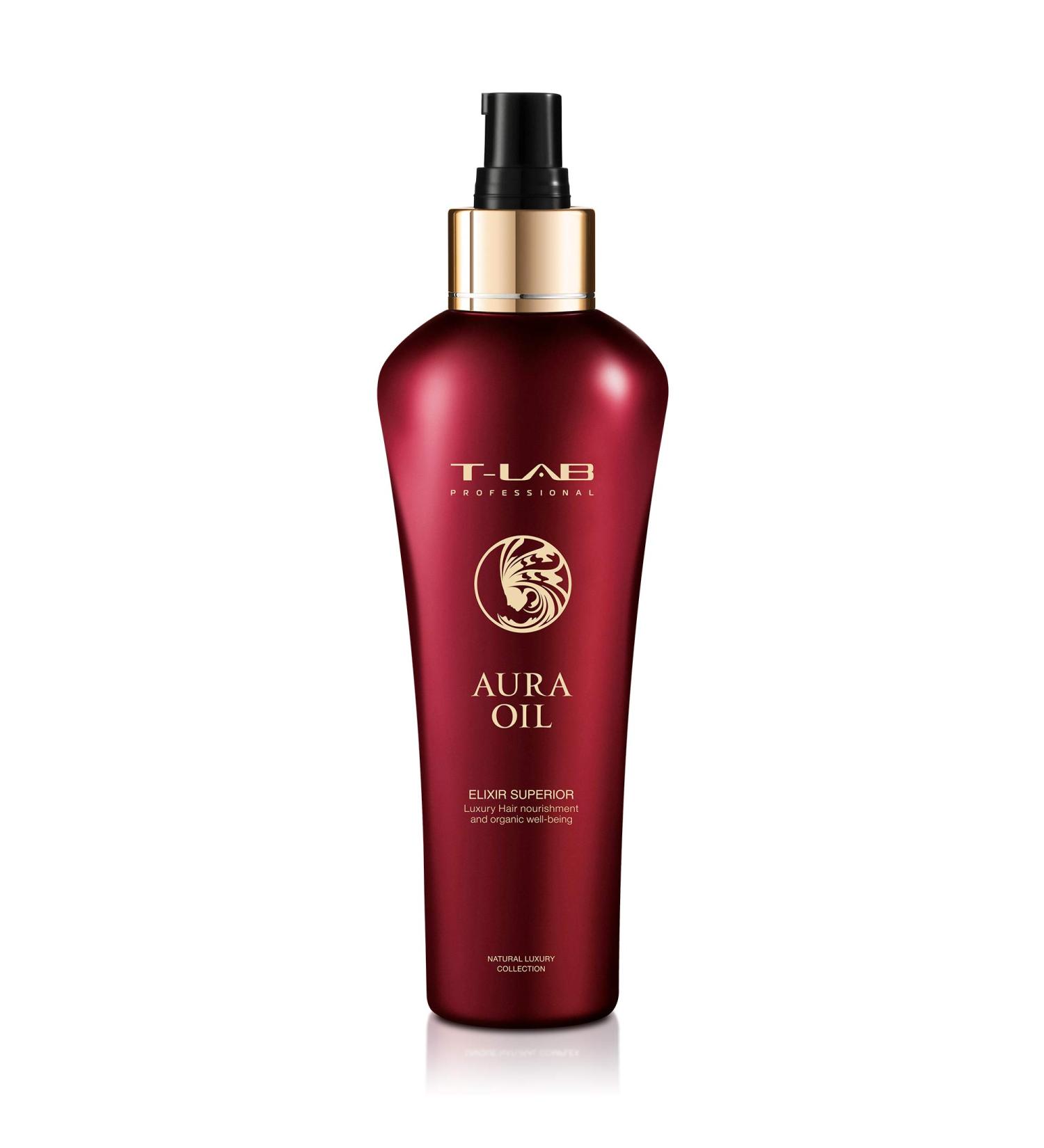 Buy T-LAB PROFESSIONAL Aura Oil Elixir Superior Nourishment for Silky Manageable Shiny Hair | 5.07 Fl Oz International Shipping Available - Buy Online on GoSupps.com