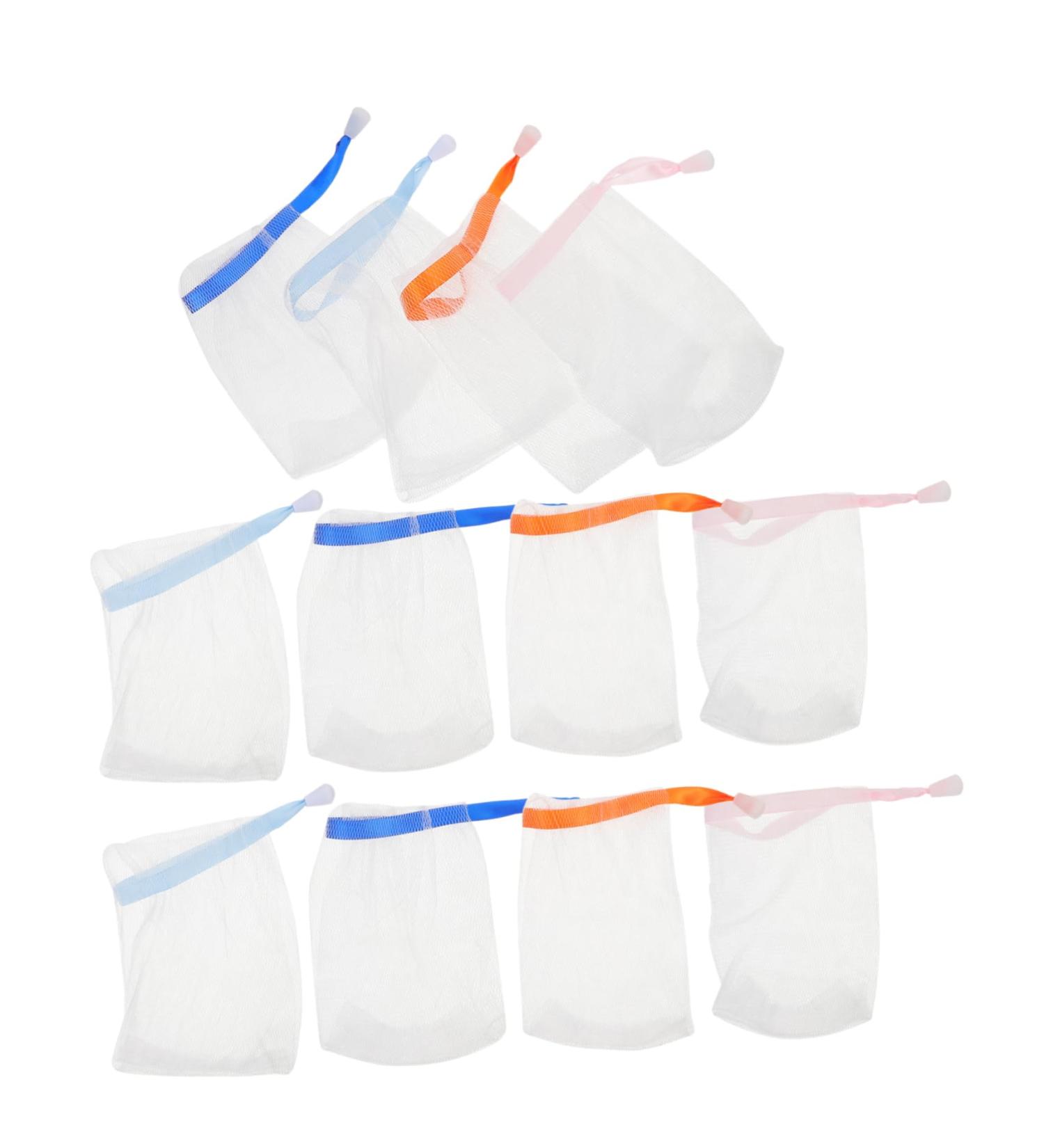 OHPHCALL 20pcs Soap Mesh Bag Foaming Facial Soap Bag Foaming Soap Pouches Portable Soap Pouch Nylon 15.50X9.00X0.50CM As Shown - Buy Online on GoSupps.com