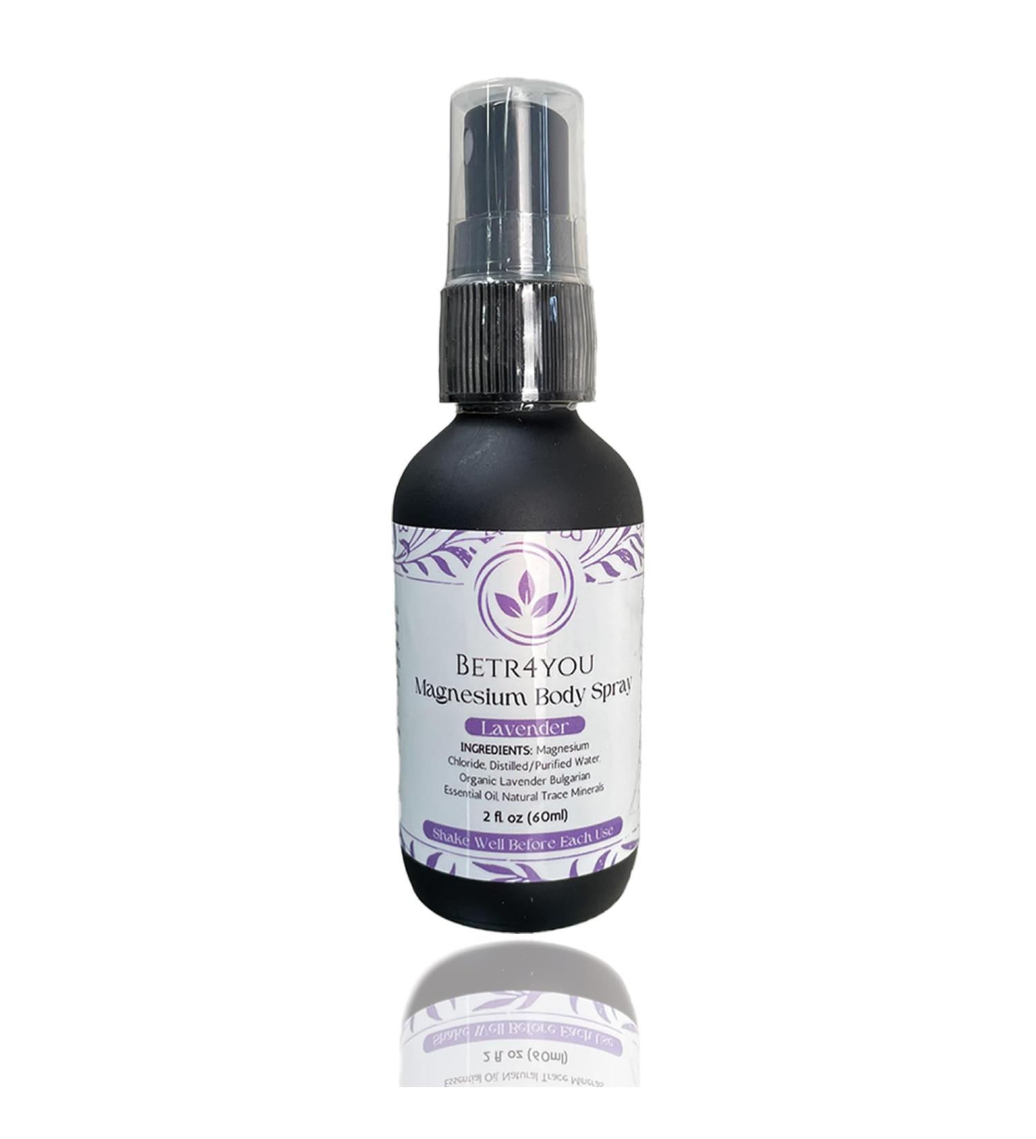 BETR4YOU Topical Magnesium Body Spray 2 Fl. Oz - Viral TikTok Lavender | International Shipping - Buy Online on GoSupps.com
