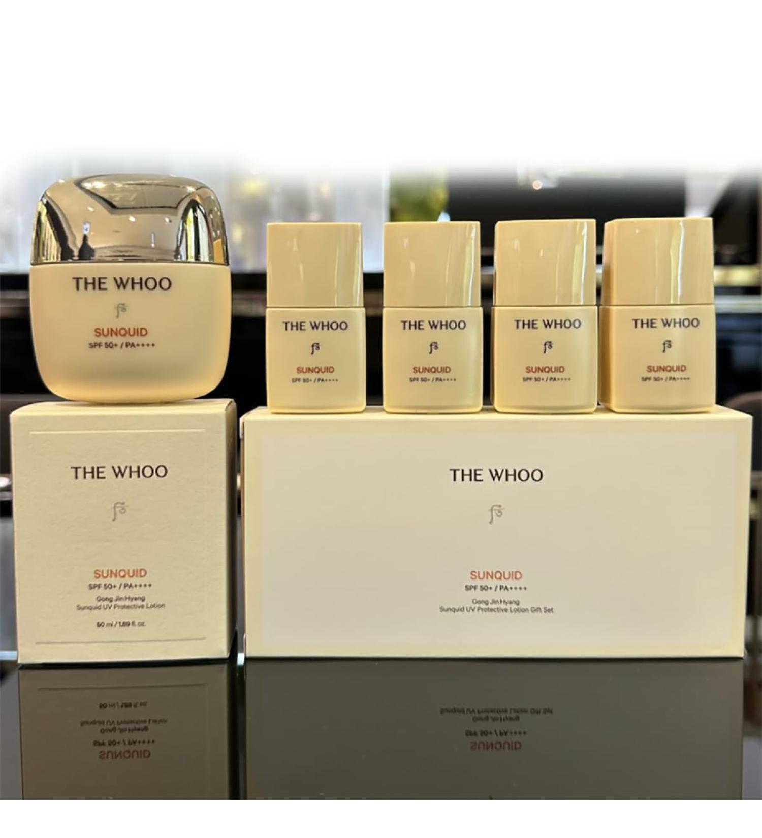 Buy Whoo Gongjinhyang Sunquid UV Protective Lotion Set - Free 4 Items! | Made in Korea | International Shipping - Buy Online on GoSupps.com