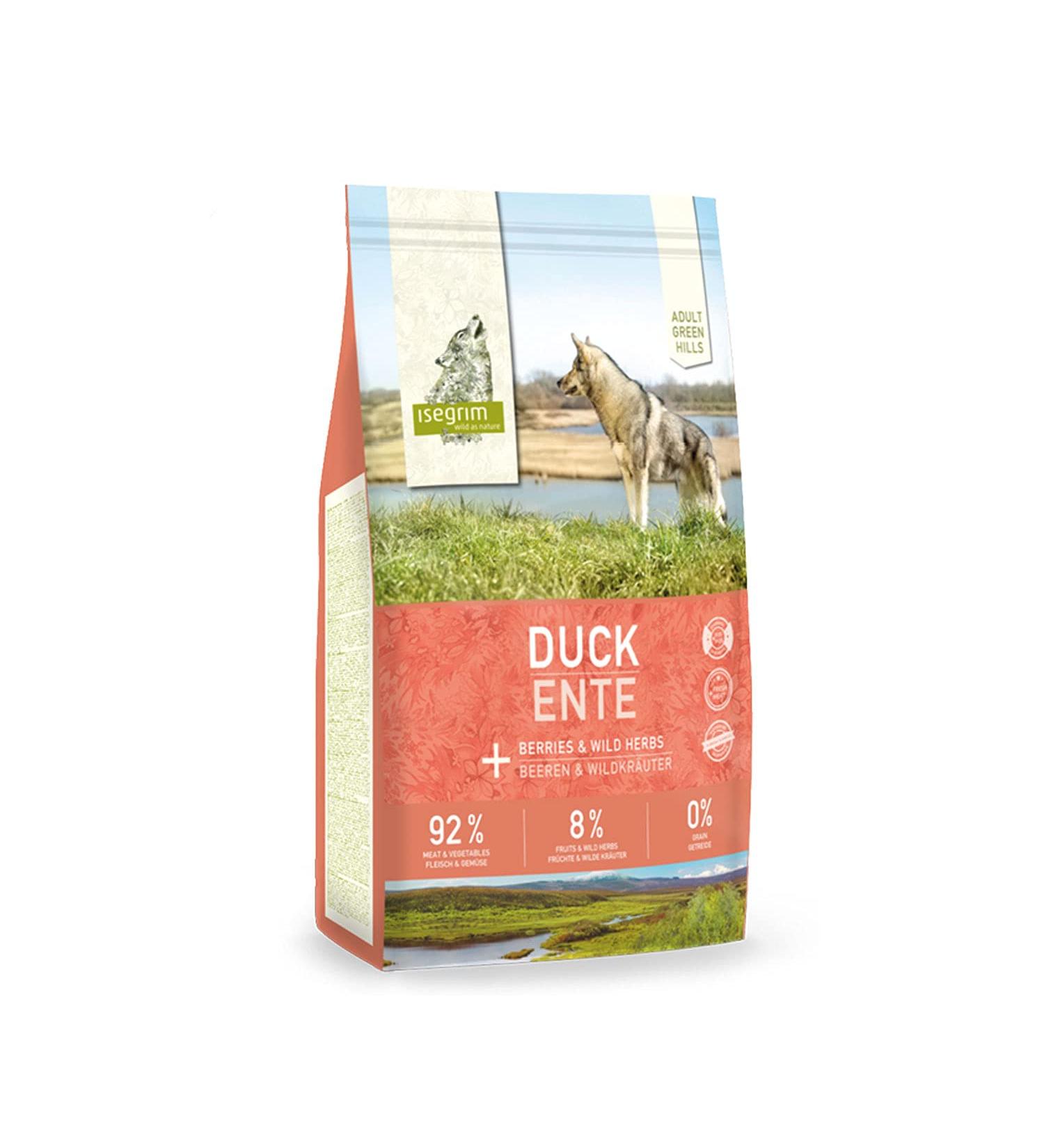 ISEGRIM Adult Dog Footmuff Duck + Wild Berries and Herbs 12 kg