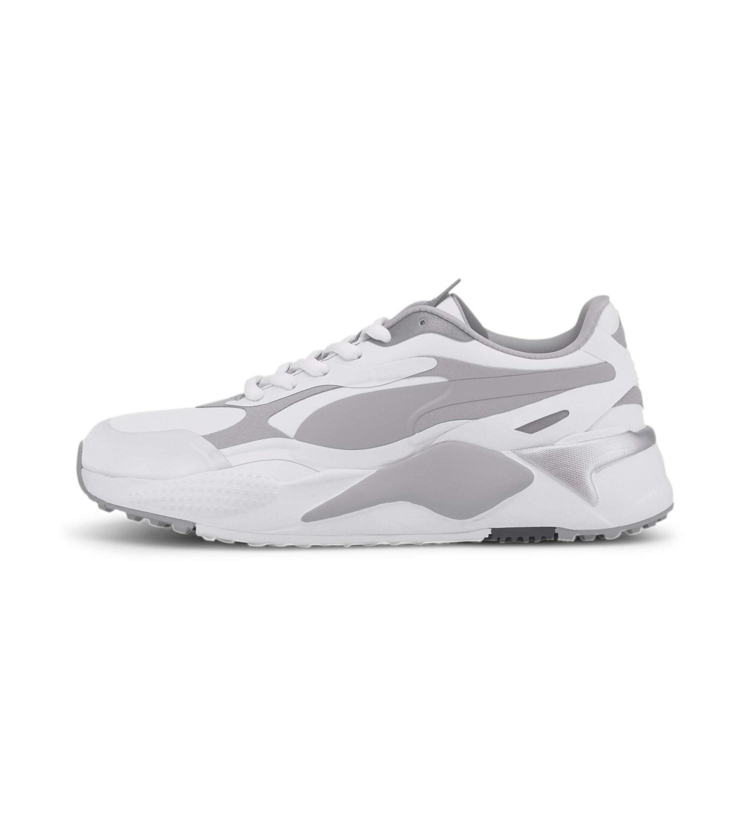 PUMA Unisex RS-G Golf Shoe 42 EU - Puma White Quiet Shade Quarry | International Shipping Available - Buy Online on GoSupps.com
