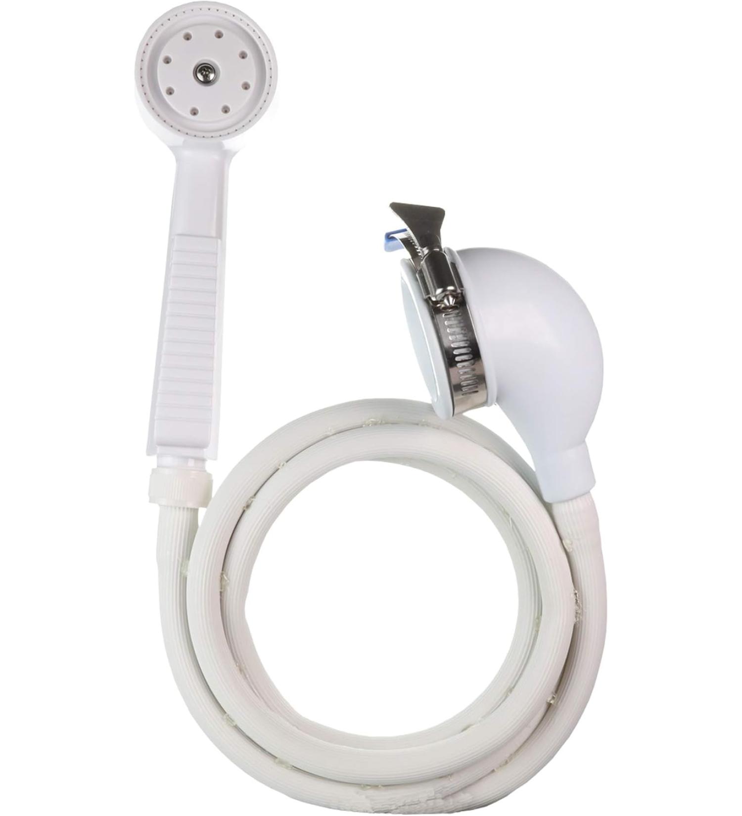 Danco 10086 VersaSpray Portable Hand Held Shower Head Sprayer Fits Bathtubs without Diverter - White - Buy Online on GoSupps.com