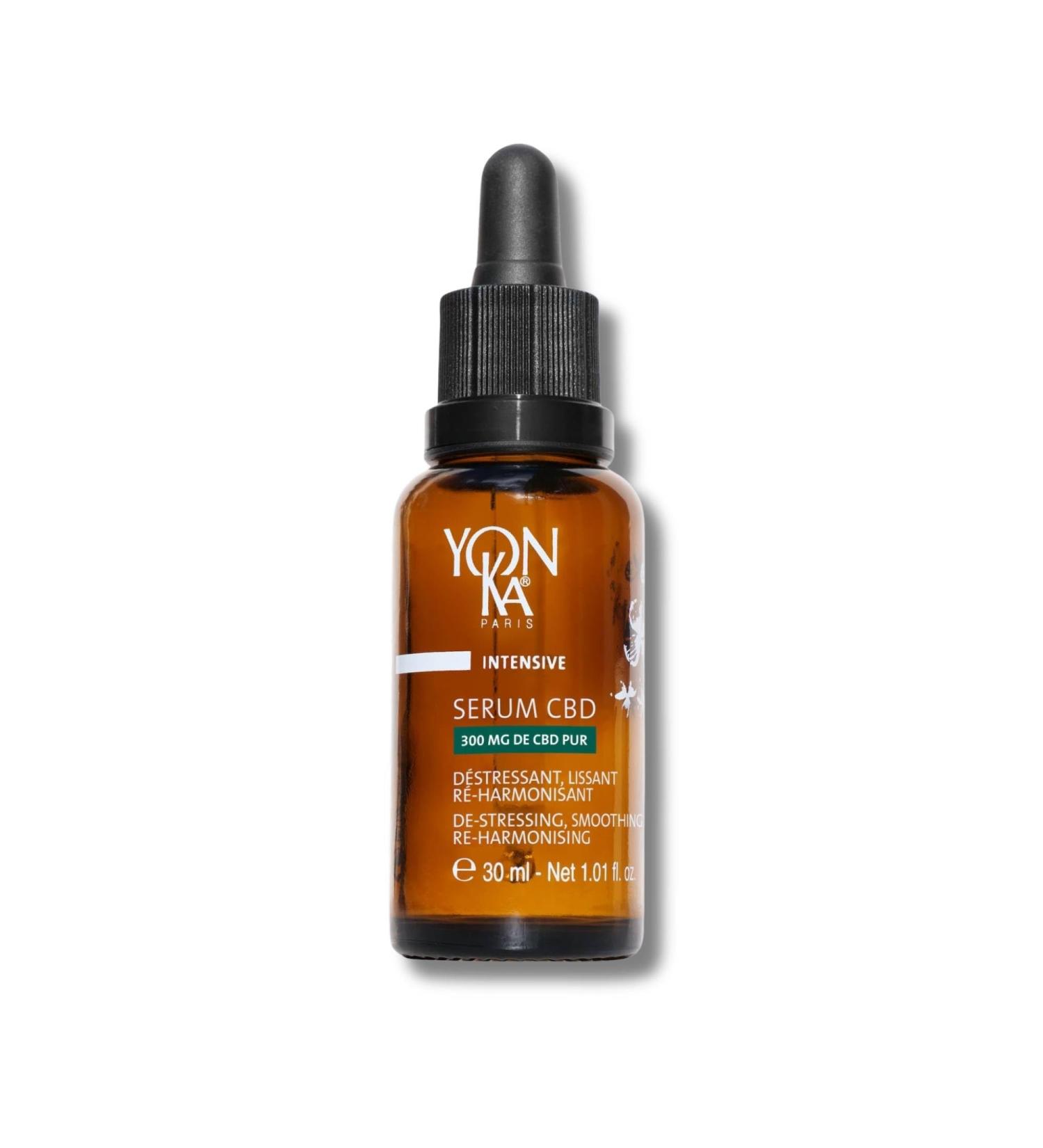  Yonka Yonka Paris CBD Serum 300mg Pure CBD Soothing & Rebalancing Face Serum Water-Free Alcohol-Free All Skin Types 30ml - Buy Online on GoSupps.com