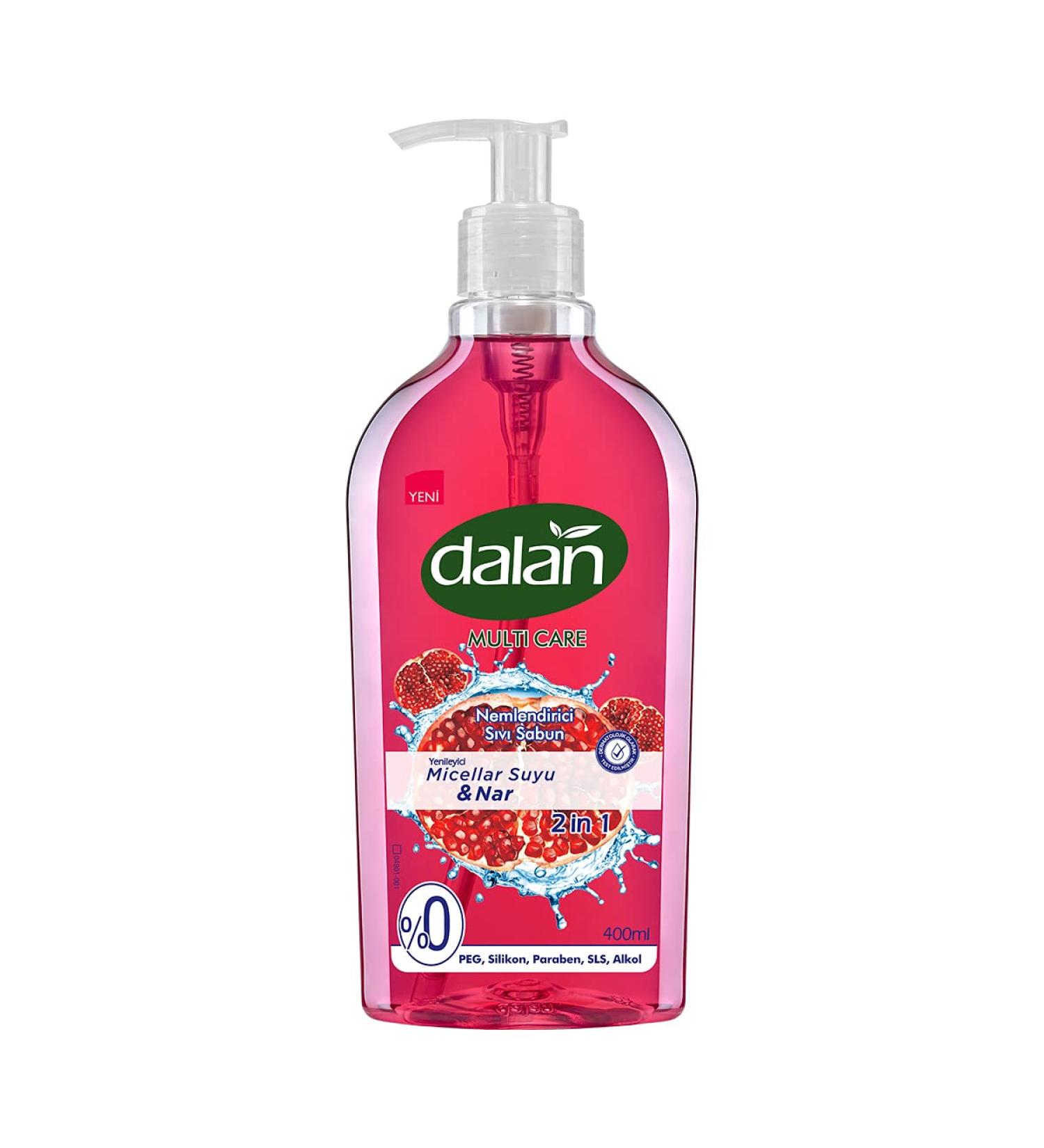 Dalan Multicare Liquid Soap with Micellar Water & Sweet Pomegranate 400ml