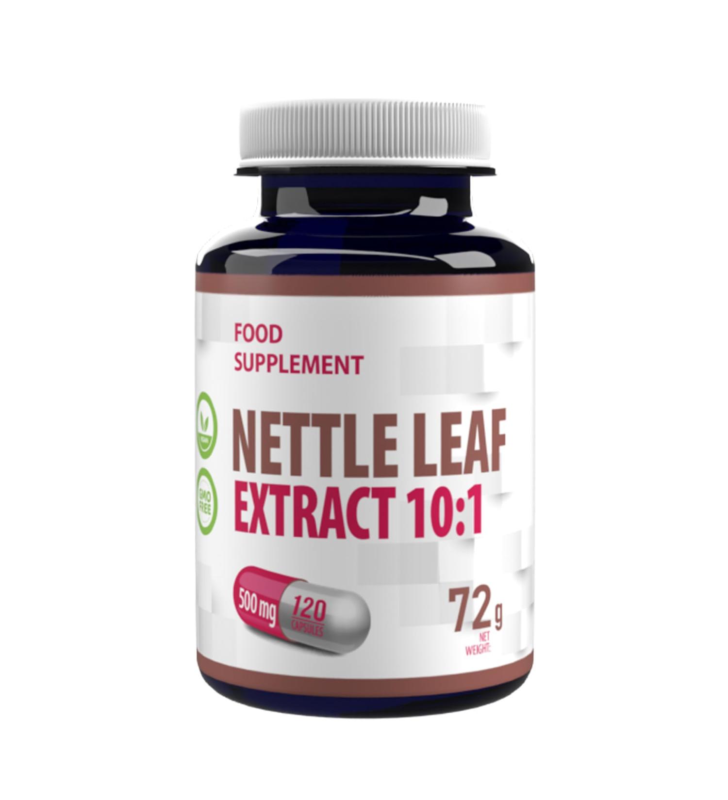 Nettle Leaf (Nettle Leaf) 5 000mg Equivalent (500mg of 10:1 Extract) 120 Vegan Capsules - Buy Online on GoSupps.com