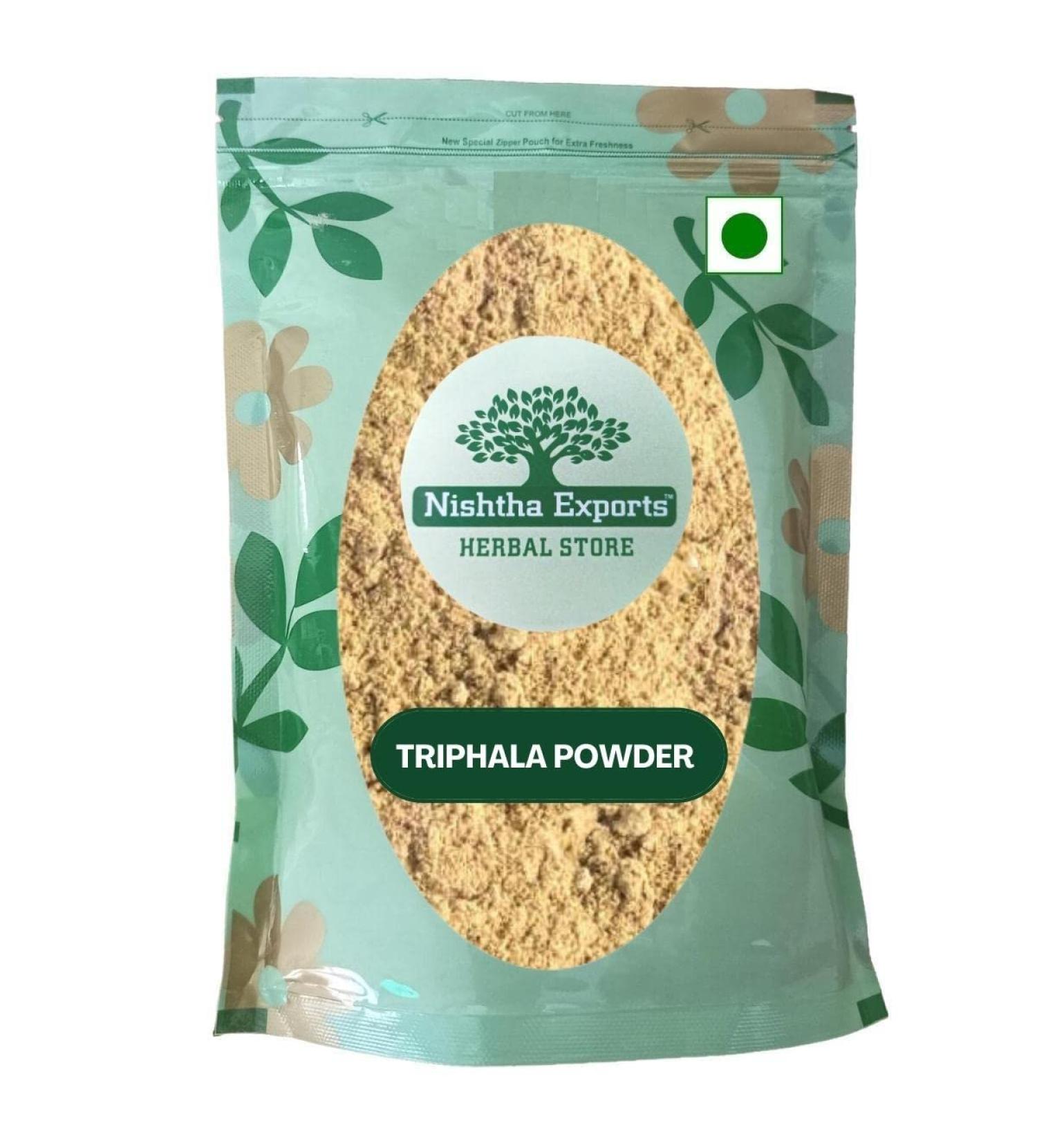Triphala Powder -(Amalaki Haritaki Bibhitaki)-Raw Herbs-Jadi Booti-Single Herbs (1000 Gram) 1 kg (Pack of 1) - Buy Online on GoSupps.com
