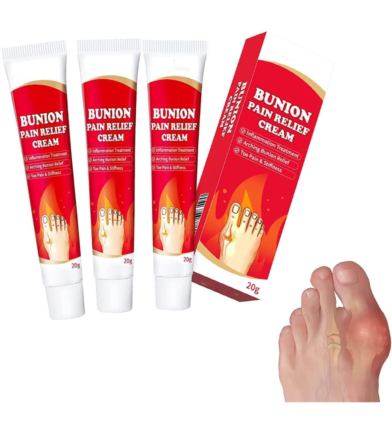 3PC Bunion Soothing Cream | Natural Joint Pain Relief Ointment for Arthritis & Rheumatism | Enhance Flexibility - Buy Online on GoSupps.com