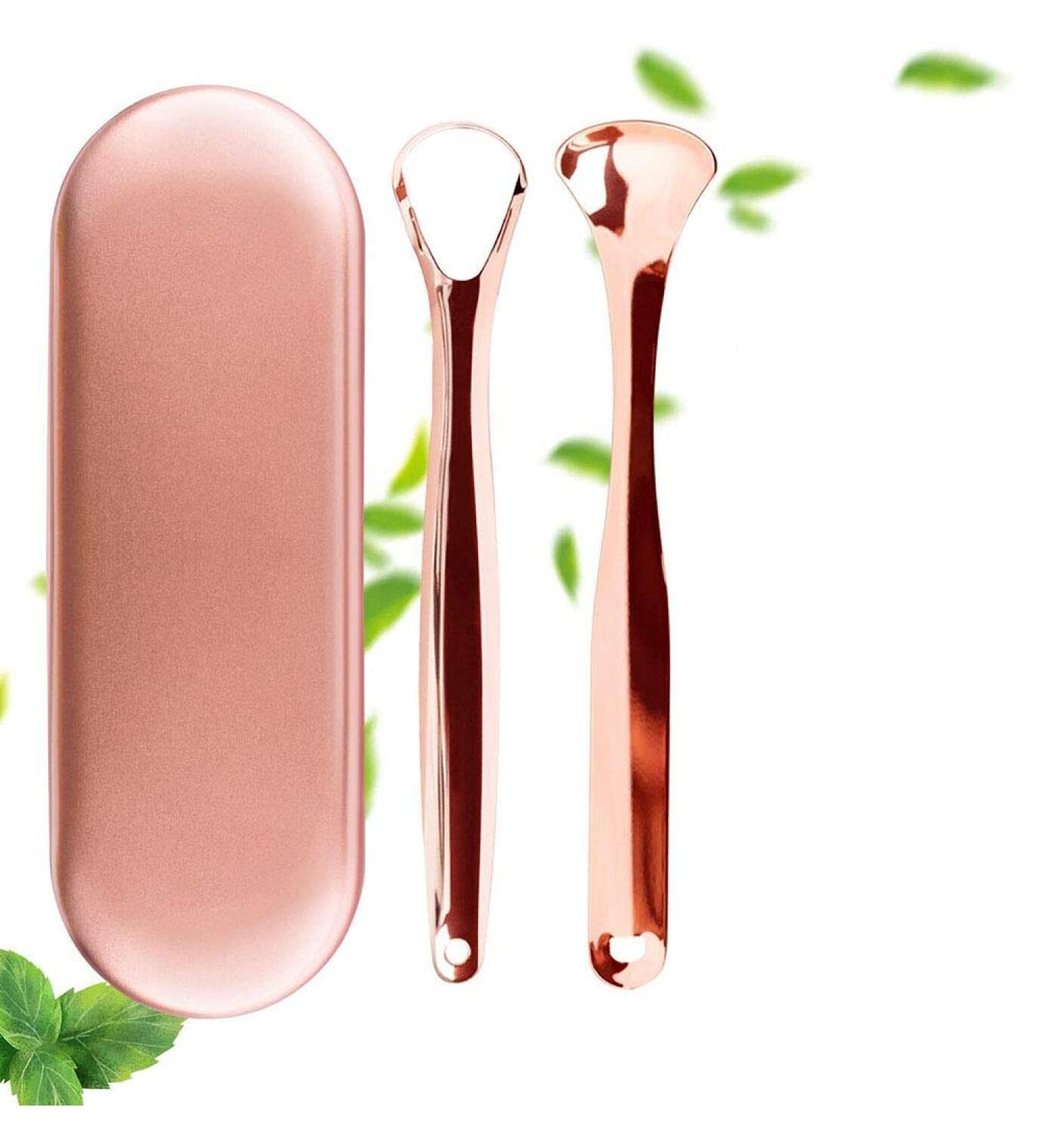 Pure Copper Tongue Scrapers | Eliminate Bad Breath & Toxins Effectively - Buy Online on GoSupps.com