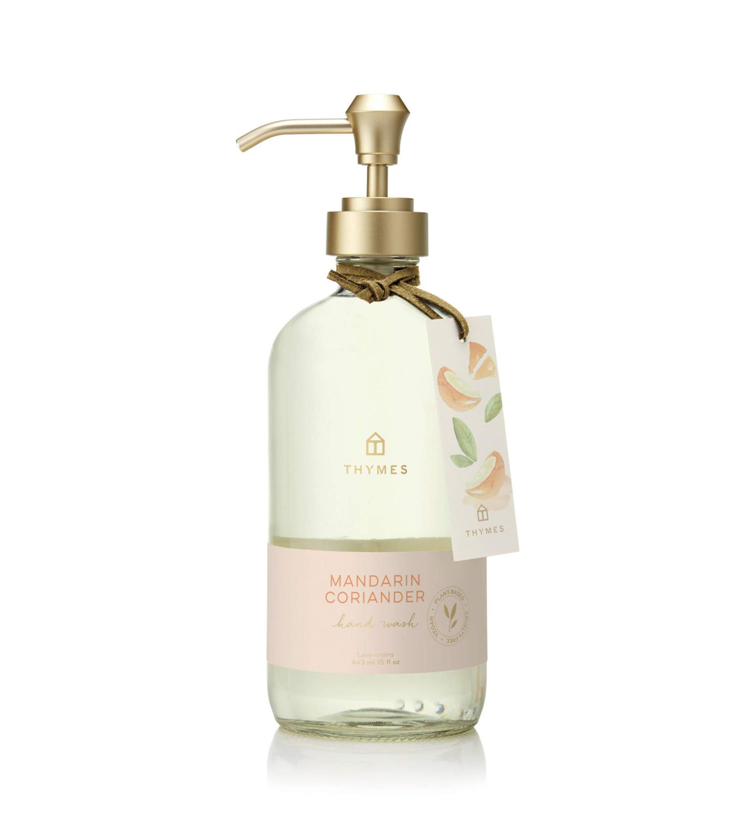 Thymes Mandarin Coriander Hand Wash - 15 Fl Oz - Refreshing Citrus Scent - Buy Online on GoSupps.com