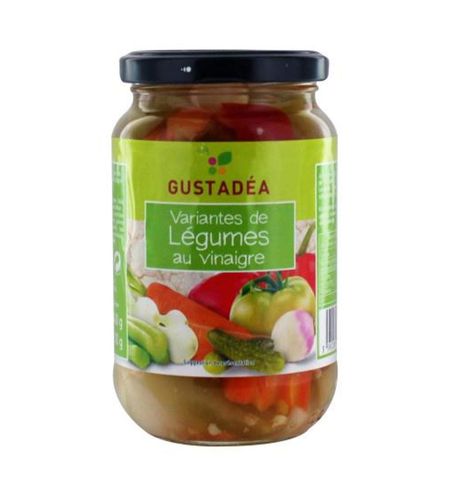 Variant of pickled vegetables - Gustadéa - 340g jar