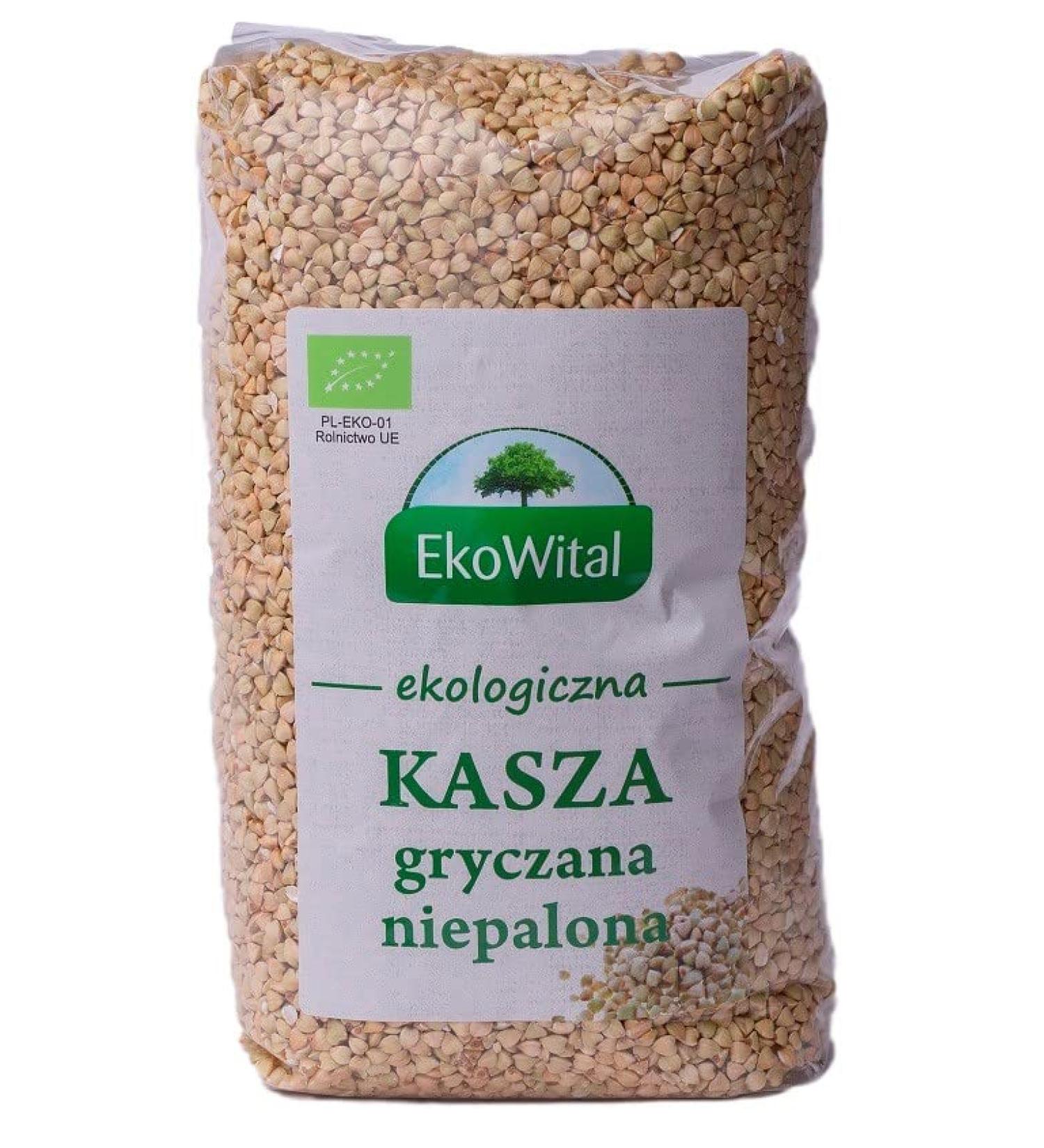 Unroasted buckwheat groats ORGANIC 1 kg EcoWital