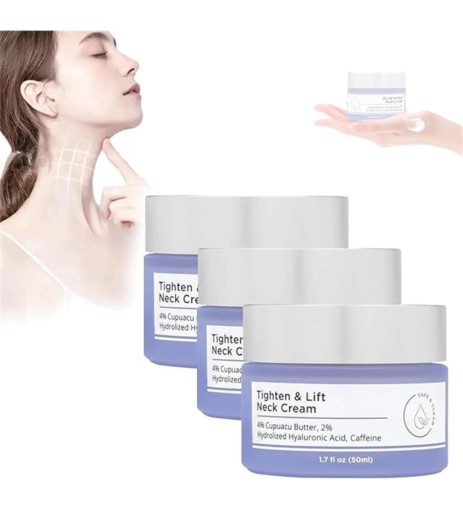 1/2/3 Jar Neck Firming Cream Tighten And Lift Neck Cream Tightening Lifting Sagging Skin kin Care Moisturizer Face Cream - 50ml (3) - Buy Online on GoSupps.com