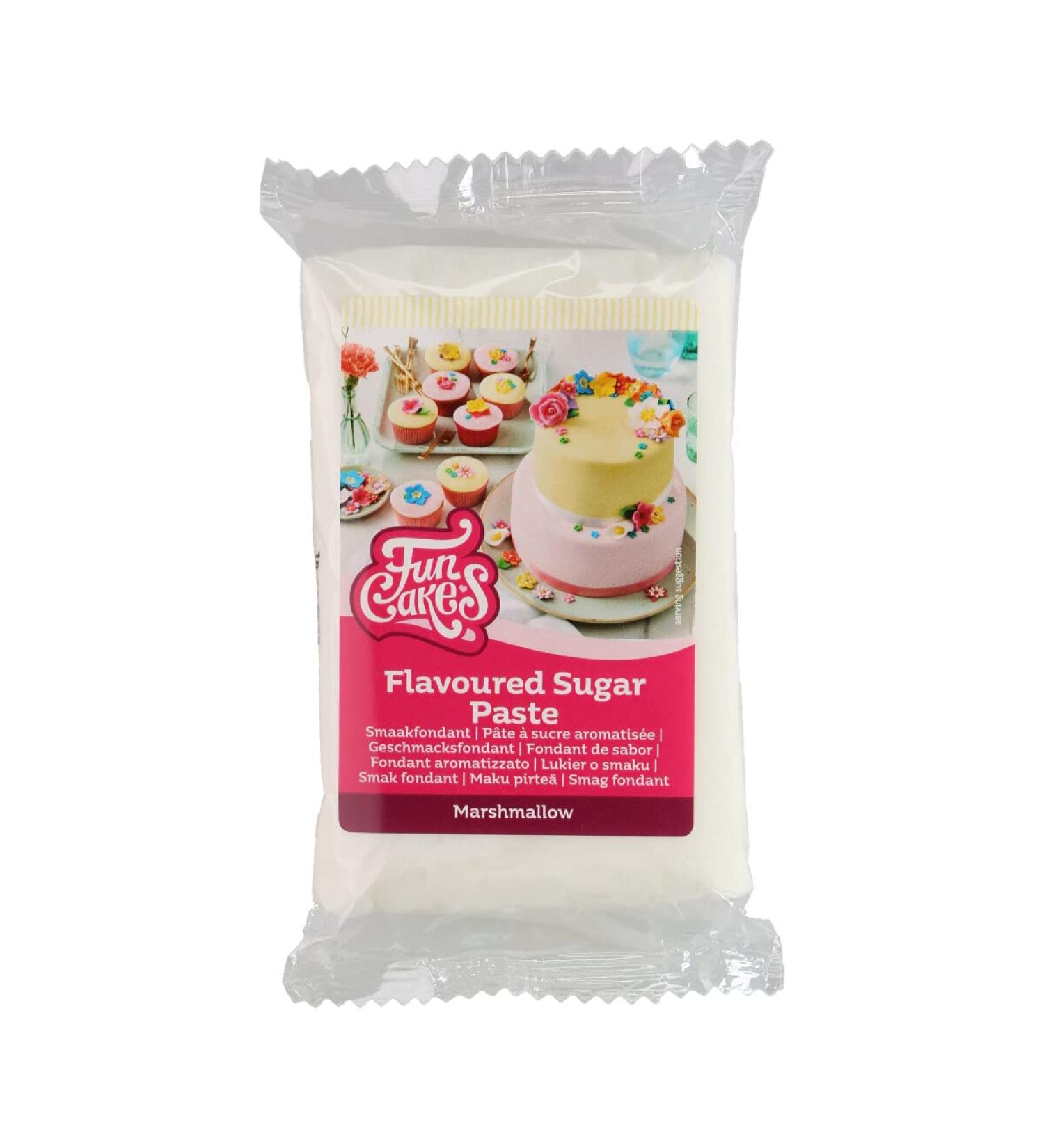 Funcakes Marshmallow Fondant 250g - Easy to Use Soft & Flexible Cake Decorating | Gluten-Free & Kosher - Buy Online on GoSupps.com