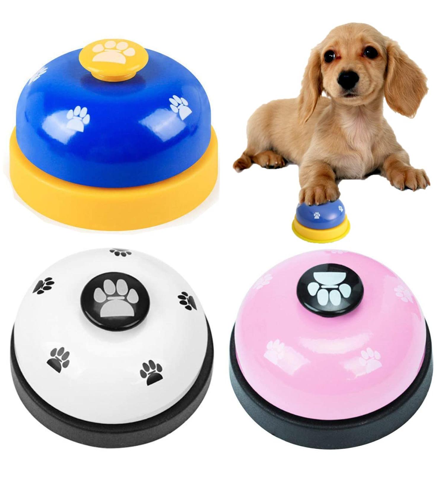 Mengger Dog Training Ring - 3 Stainless Steel Bells for Potty Training & Pet Communication - Buy Online on GoSupps.com