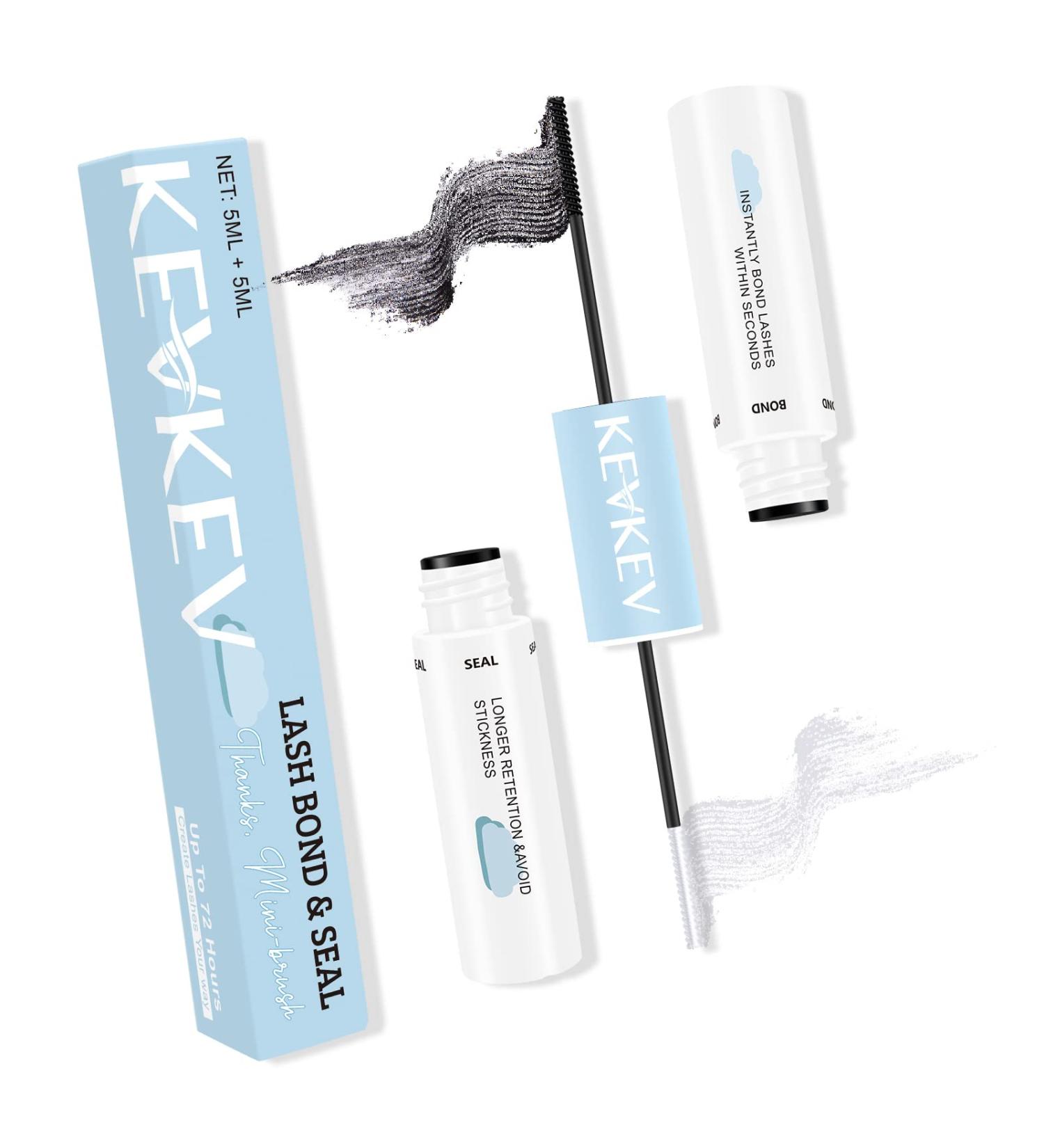 Lash Bond & Seal Cluster Glue 10ml - Waterproof Strong Hold for 72 Hrs - Mascara Wand Applicator - Non-Sticky Formula - Buy Online on GoSupps.com