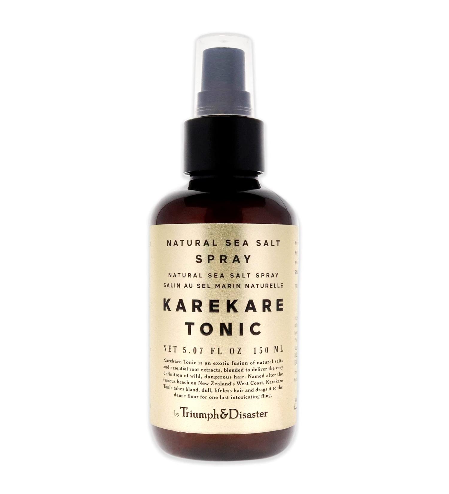 Triumph & Disaster Karekare Hair Tonic | Texturizing Sea Salt Spray 5.07oz - 100% Natural | Men & Women - Buy Online on GoSupps.com
