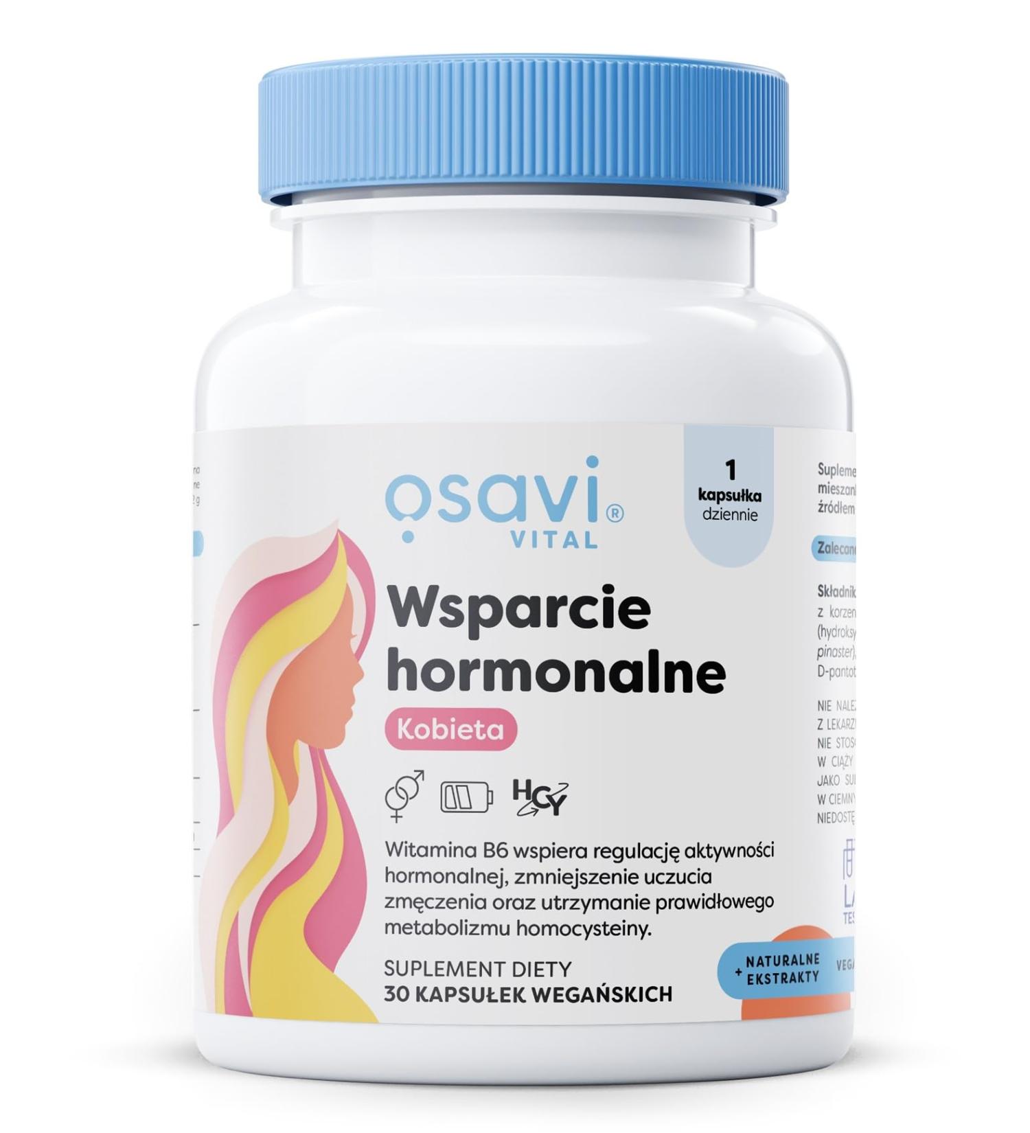 Olivit Sp z oo Osavi Hormonal Support Woman 30 vegan capsules - Buy Online on GoSupps.com