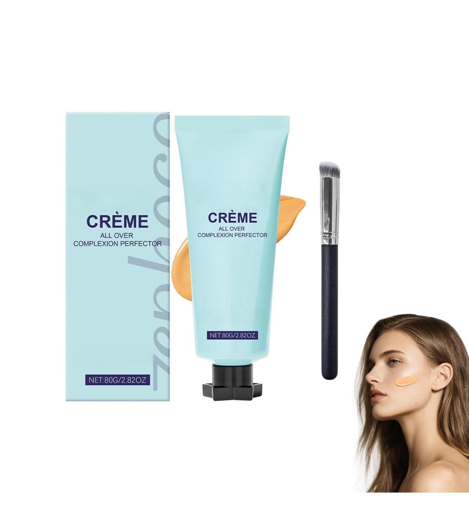 Zynewa Super Cream AllOver Perfector Hydrating Concealer & CC Foundation SweatProof & Waterproof LongLasting WearResistant Tone Compensation 80 g Natural - Buy Online on GoSupps.com