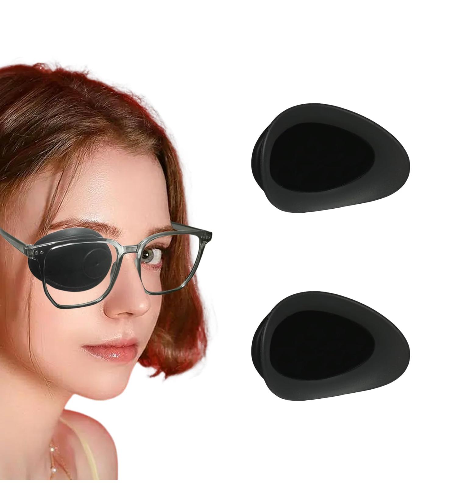 2PCS Medical Eye Patch - Adjustable Silicone Suction Cup - Amblyopia Lazy Eye Solution for Kids & Adults - Buy Online on GoSupps.com