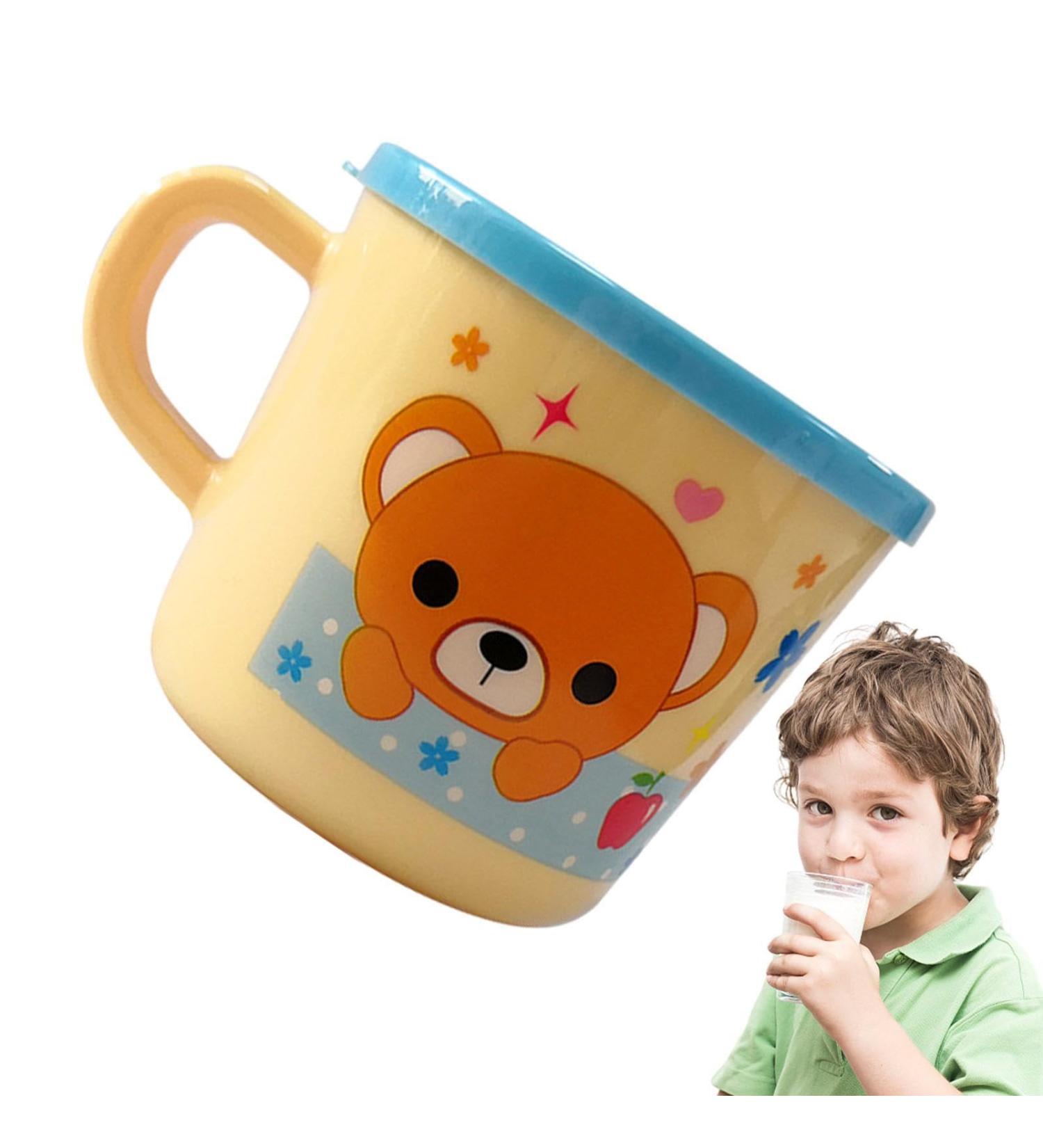 Generic Bathroom Cup - Mouthwash Cup With Lid | Portable Reusable Toothbrush and Toothpaste Holder for Kids Boys Toddler Children - Buy Online on GoSupps.com