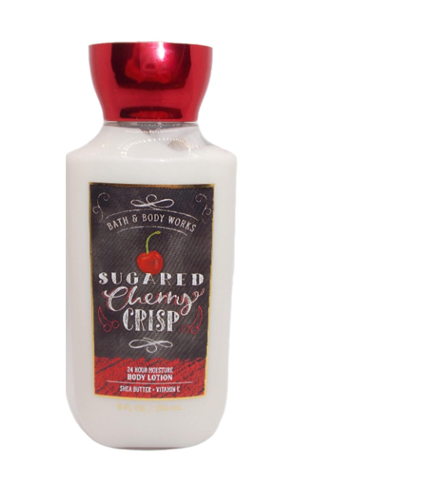 Bath and Body Works Sugared Cherry Crisp Lotion 8 oz - Full Size | Moisturizing Body Lotion - Buy Online on GoSupps.com
