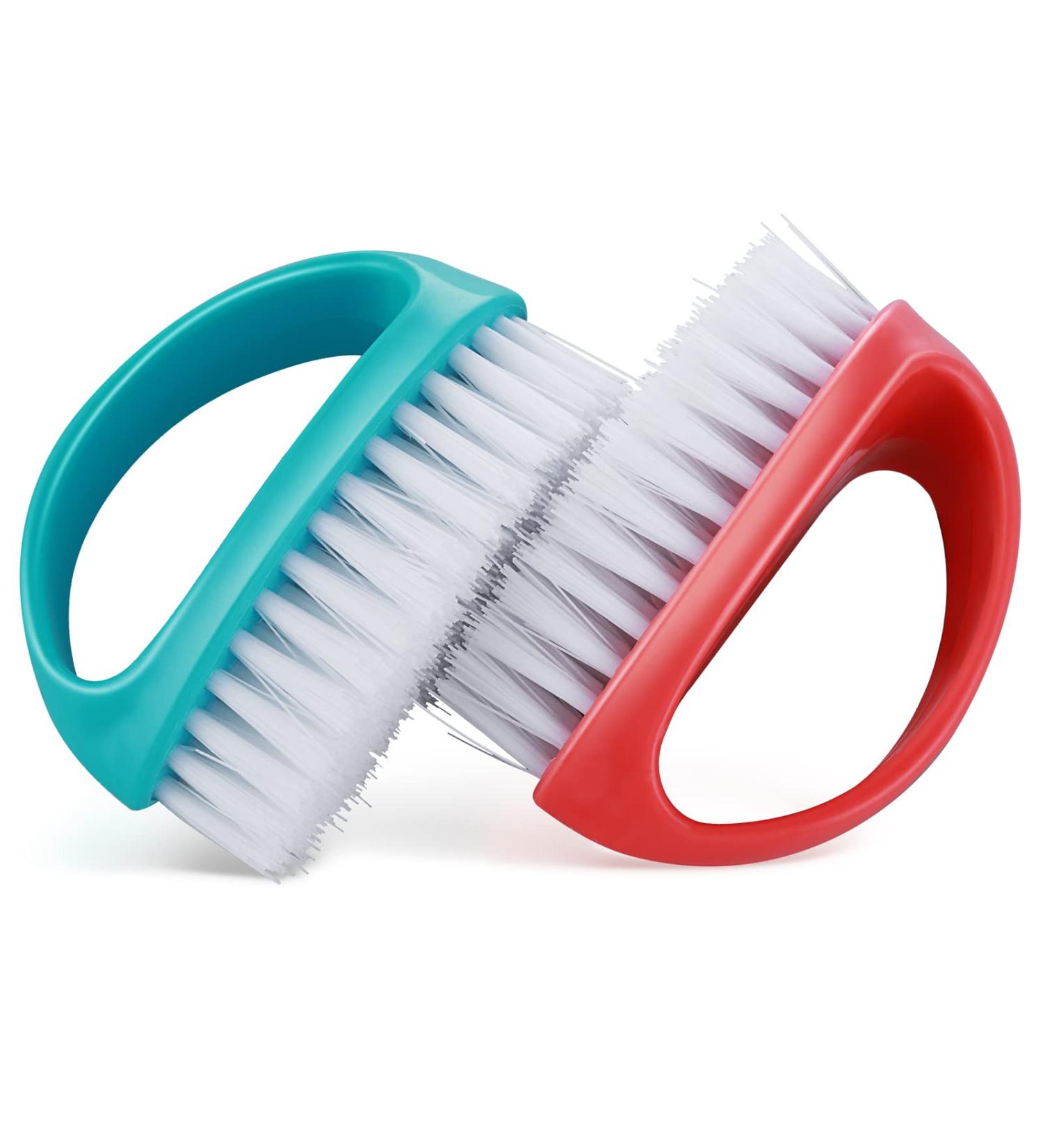 Buy Cobee 2 Pack Hand Nail Brush - Stiff Bristles for Deep Cleaning Fingernails & Toes - Durable Nail Brush for Men & Mechanics (Red & Blue) - Buy Online on GoSupps.com