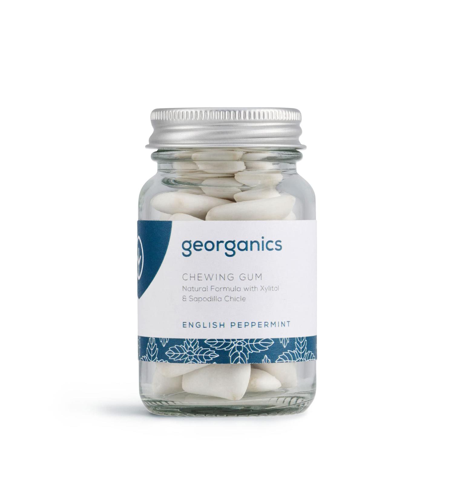 Georganics Peppermint Chewing Gum 30-Pieces - Buy Online on GoSupps.com