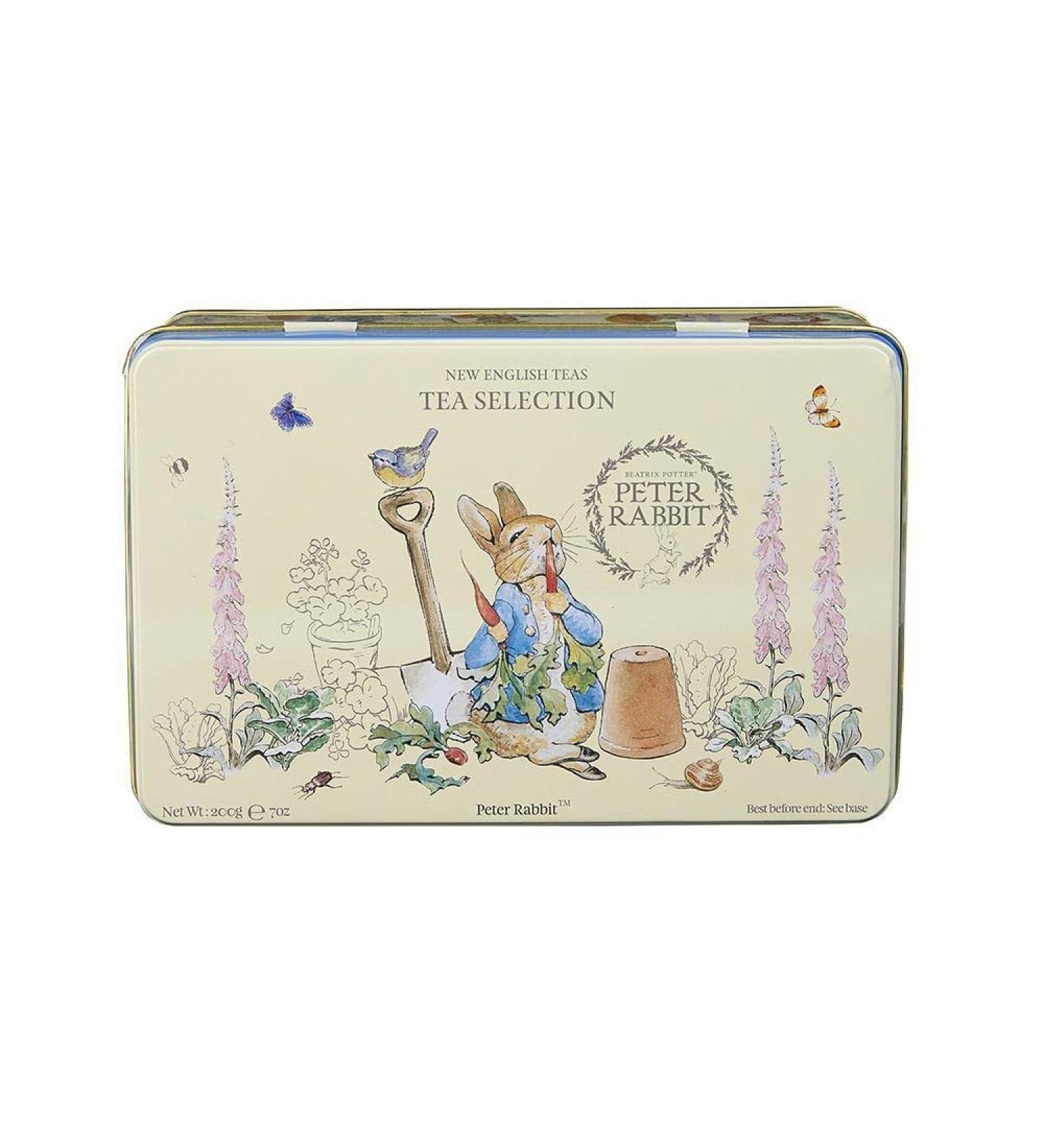 New English Teas Peter Rabbit Gift Tea Caddy with 100 English Tea Bag Selection - Beatrix Potter - Buy Online on GoSupps.com