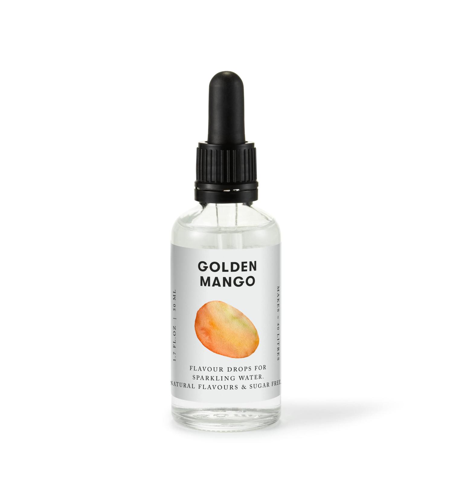 Aarke Golden Mango Flavour Drops for Sparkling Water - 50ml - Buy Online on GoSupps.com