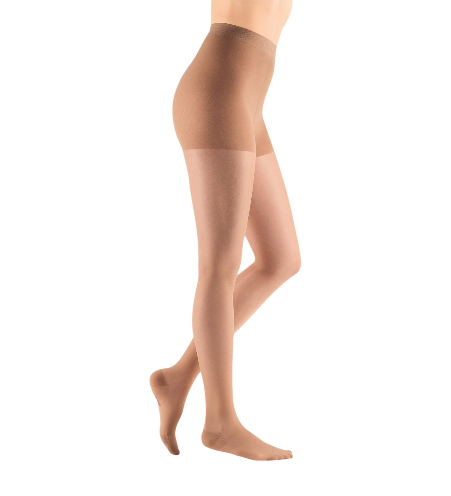 mediven sheer & soft 8-15 mmHg Compression Pantyhose Closed Toe (V Natural)