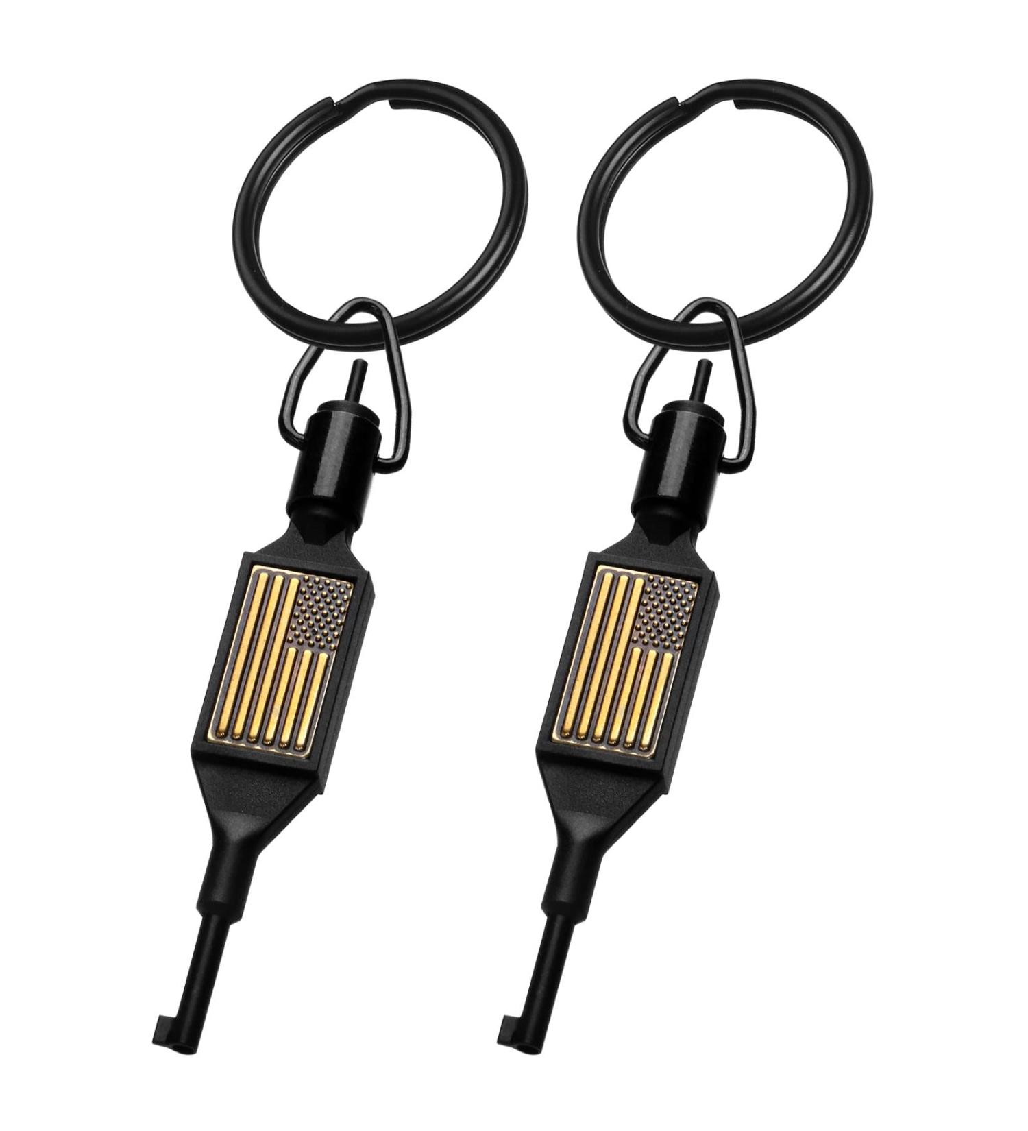 JOTOVO Flat Swivel Handcuff Key - Universal Cuff Key with Detachable Keyring - 2 Pack - Buy Online on GoSupps.com