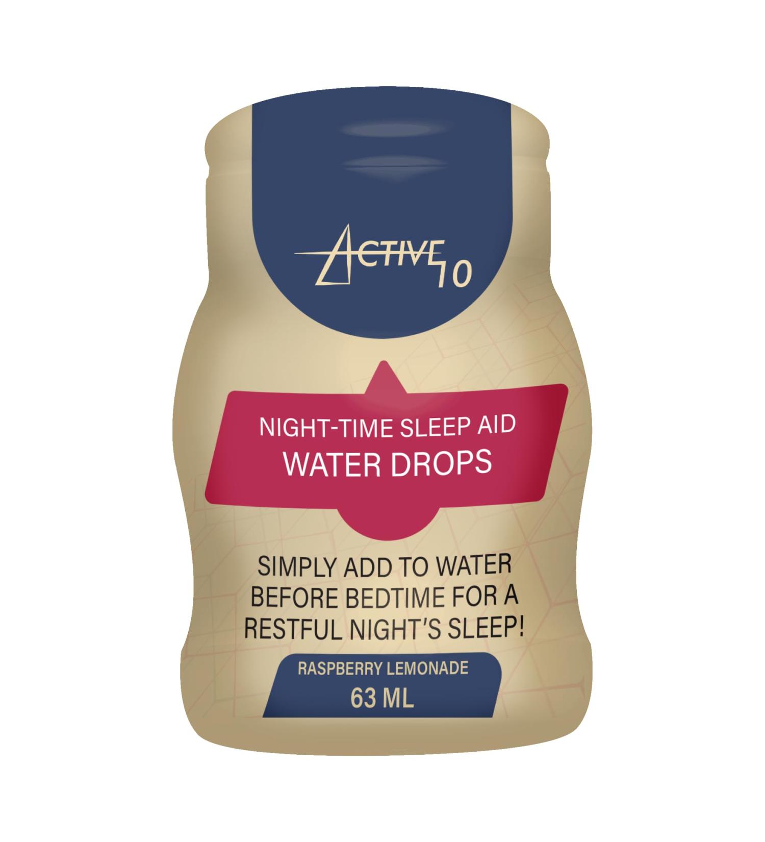 Night Time Sleep Aid Water Drops - Cherry Juice & Natural Ingredients for Restful Sleep - 2.13 Fl Oz - Buy Online on GoSupps.com