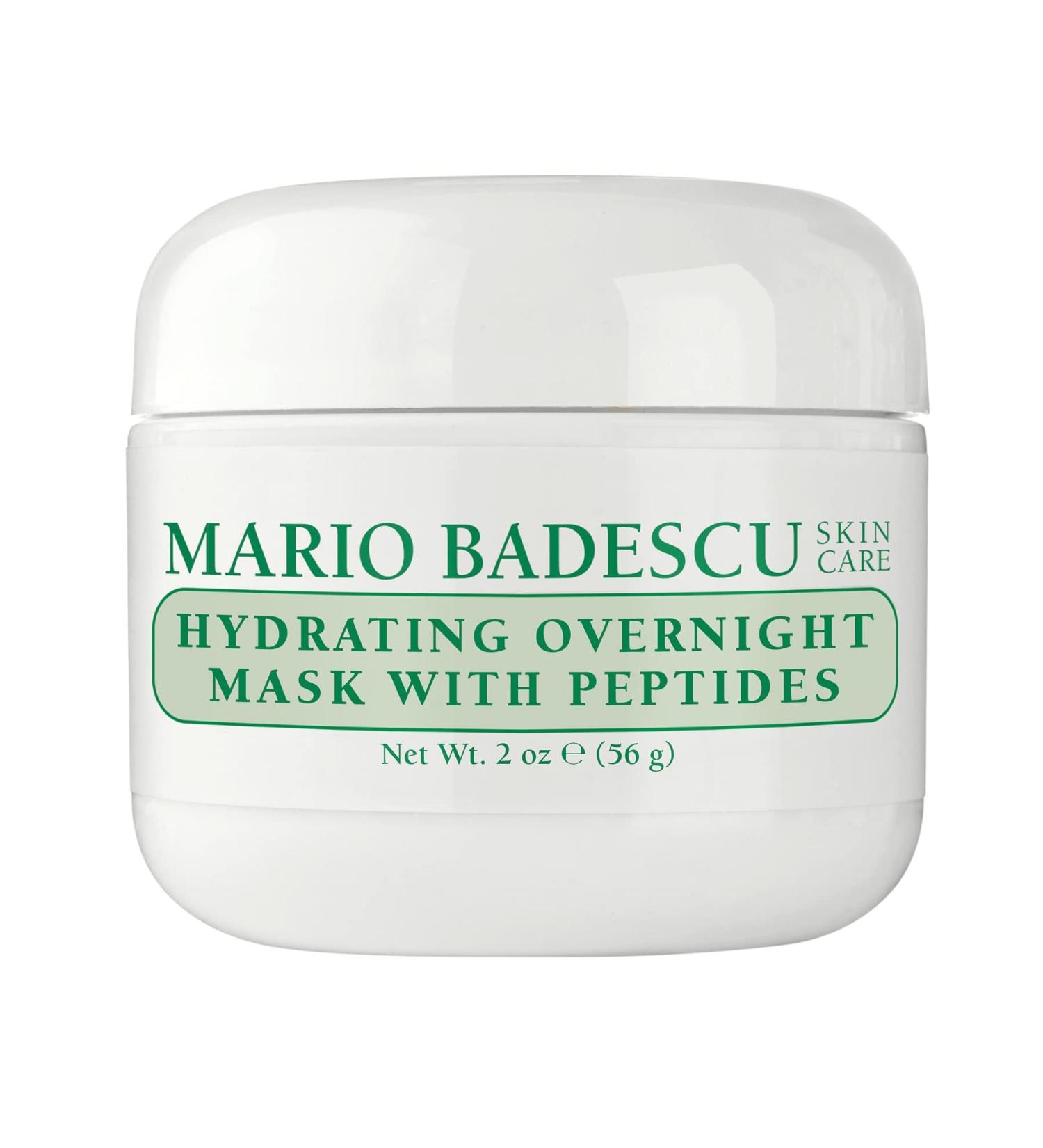 Mario Badescu Hydrating Overnight Mask with Peptides | Anti-Aging Sleep Mask | 2 fl OZ - Buy Online on GoSupps.com